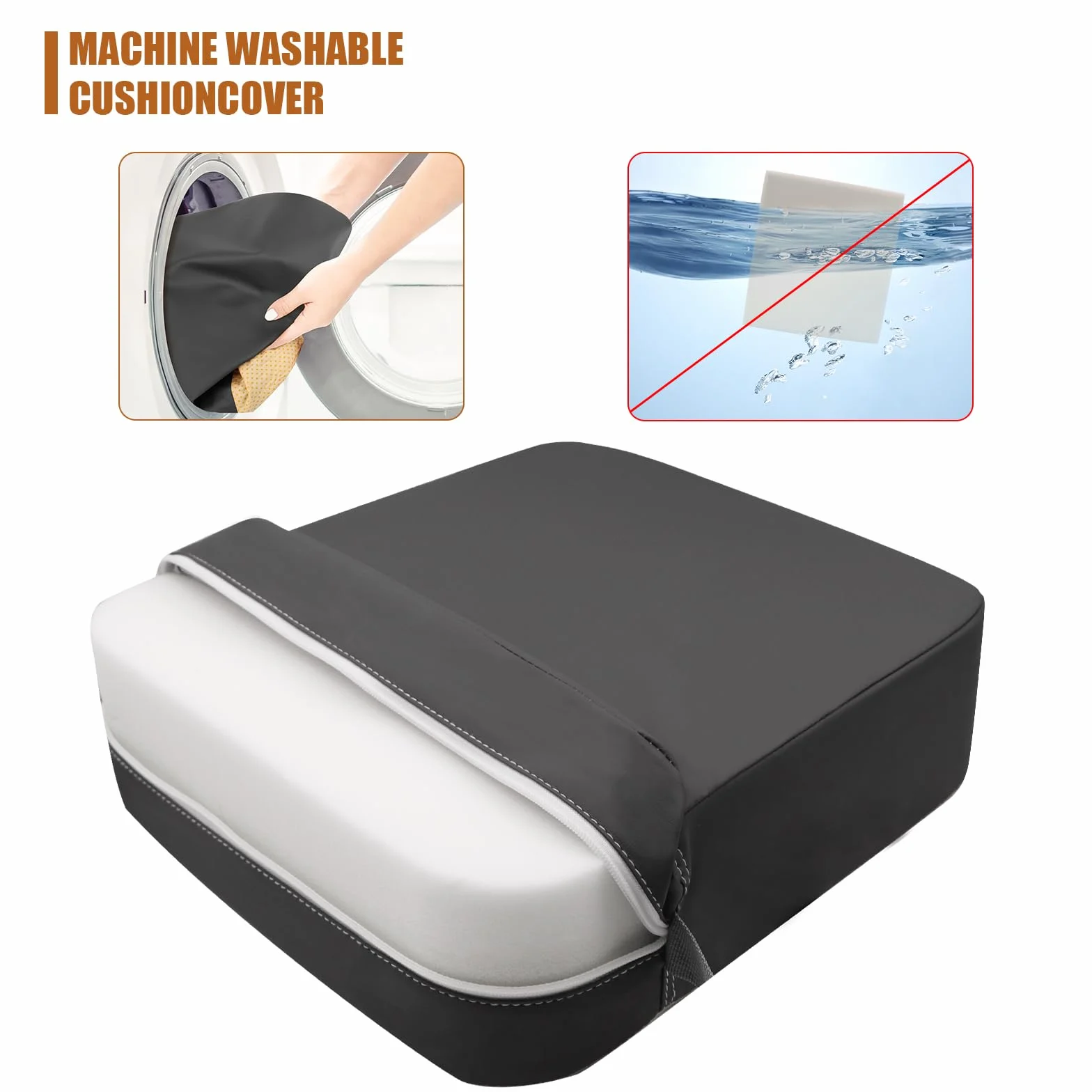 Rialzo Sedia Bambini Cuscino da Tavolo Regolabile Lavabile con 2 Cinghie