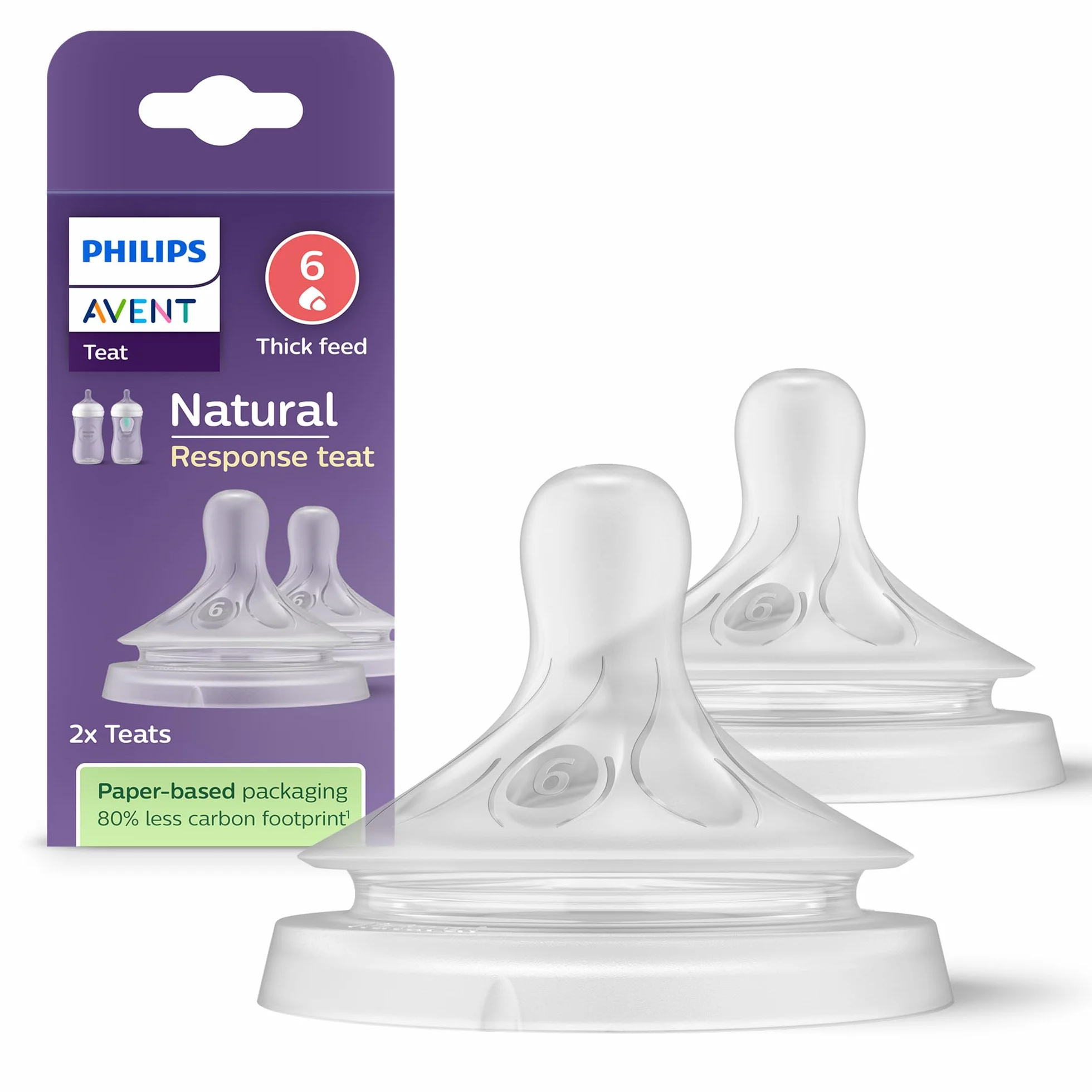 Philips Avent Natural Response Tettarella SCY966/02 2 szt. bez BPA 6m+