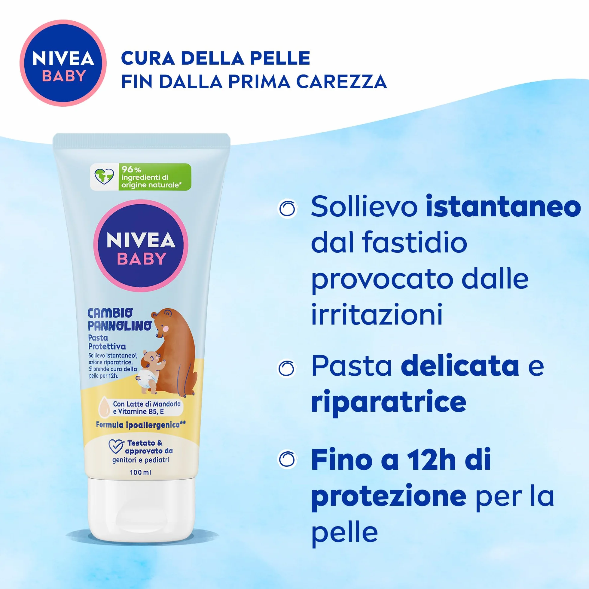 NIVEA BABY Pasta Protettiva Cambio Pannolino 100ml