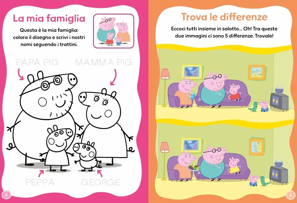 Peppa Pig Attacca-Stacca Con Adesivi Ediz. a Colori