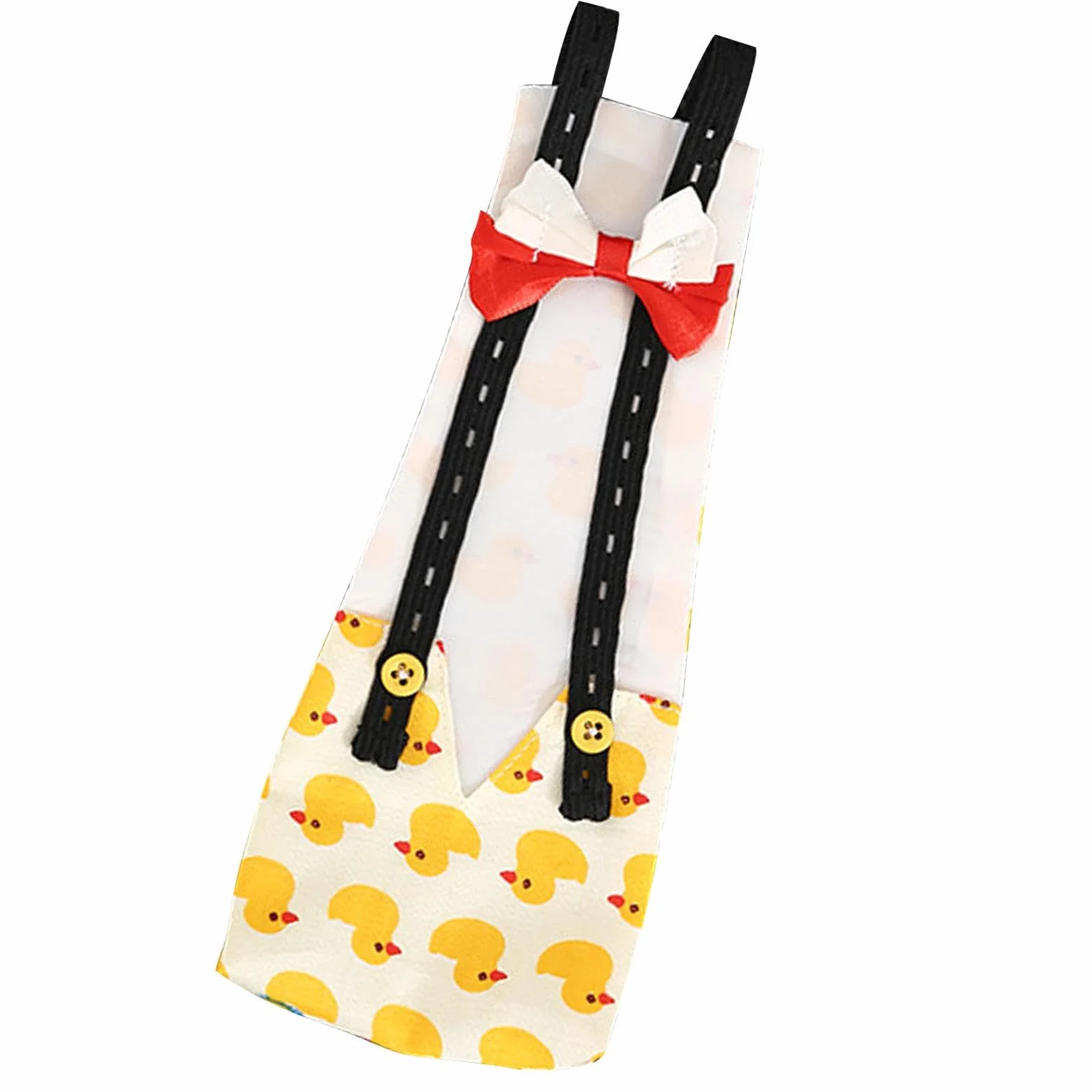 Pannolini per galline anatre riutilizzabili lavabili papillon tessuto stampato pollame domestico