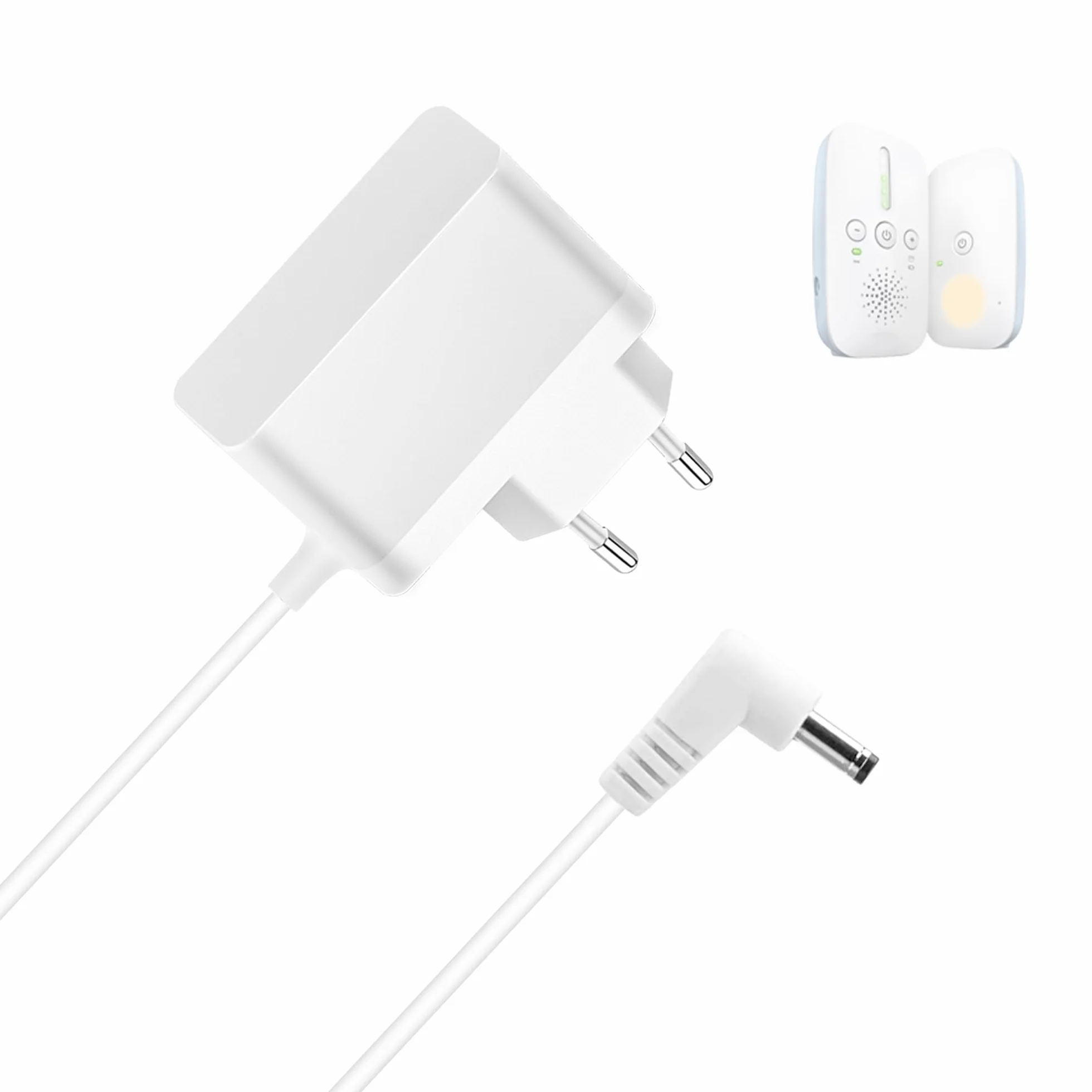 Bouge Cavo di Ricarica Compatibile Philips Avent Babyphone SCD503/26 6V Bianco