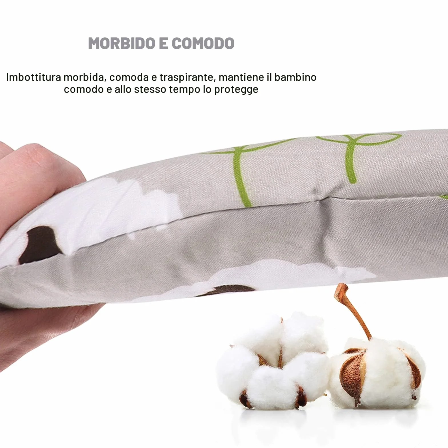 Cuscino per seggiolone leggero traspirante morbido confortevole motivi graziosi