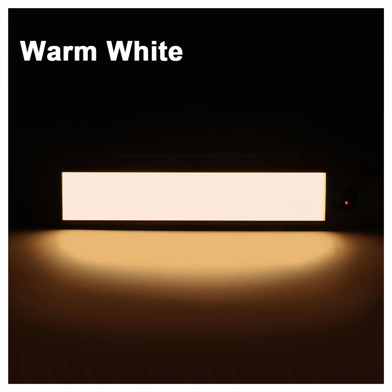 Luce Notturna A LED Sensore Di Spazzata Manuale Luci A USB Ricaricabile Cucina In Alluminio Nero Sotto Gli Armadi Illuminazione Rilevatore Di Movimento(Warm White Light,40CM_SILVER1)