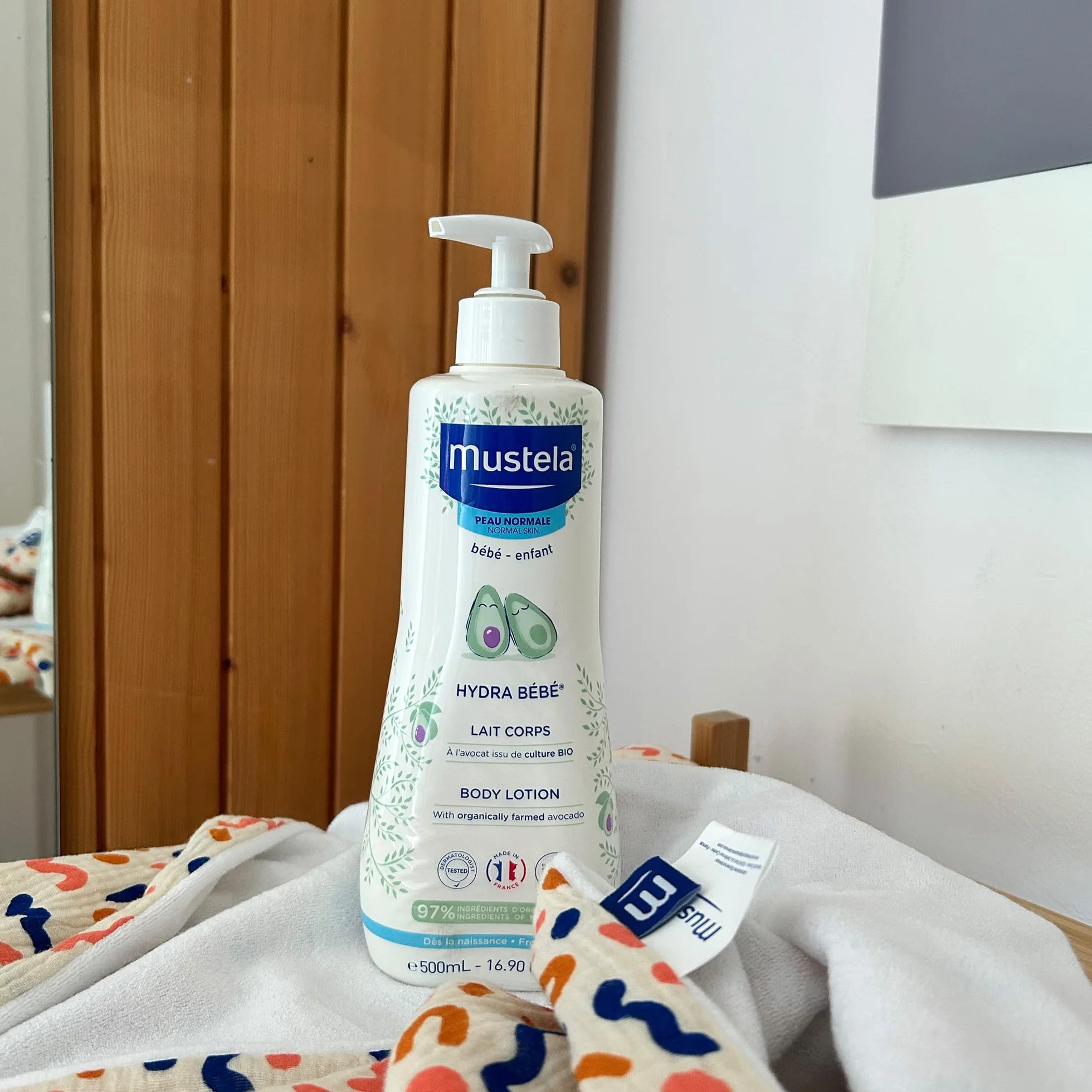 Mustela Hydra Bebè Latte Idratante per il Corpo Pelle Normale 500ml