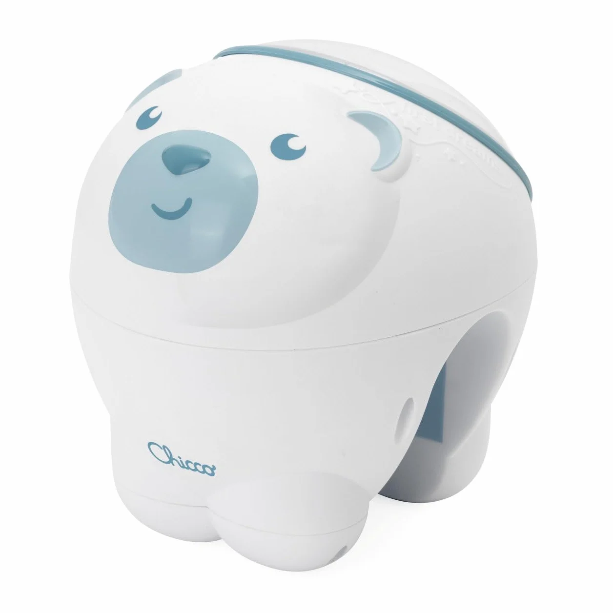 Chicco First Dreams Proiettore Orso Polare 2in1 da Culla e Comodino, Luce Notturna per Bambini, Musica Classica e Suoni Natura, Neonato 0+ Blu