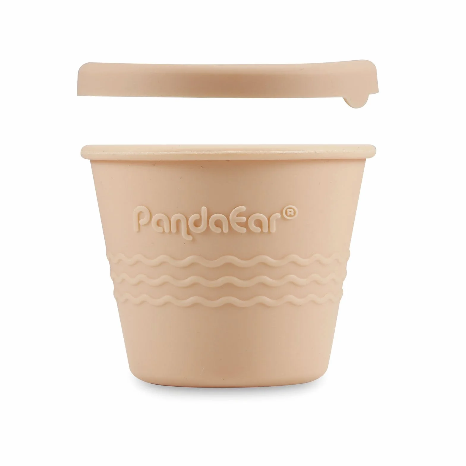 PandaEar 12 Contenitori per Alimenti per Bambini in Silicone 120 ML Riutilizzabili con Coperchi Ermetici
