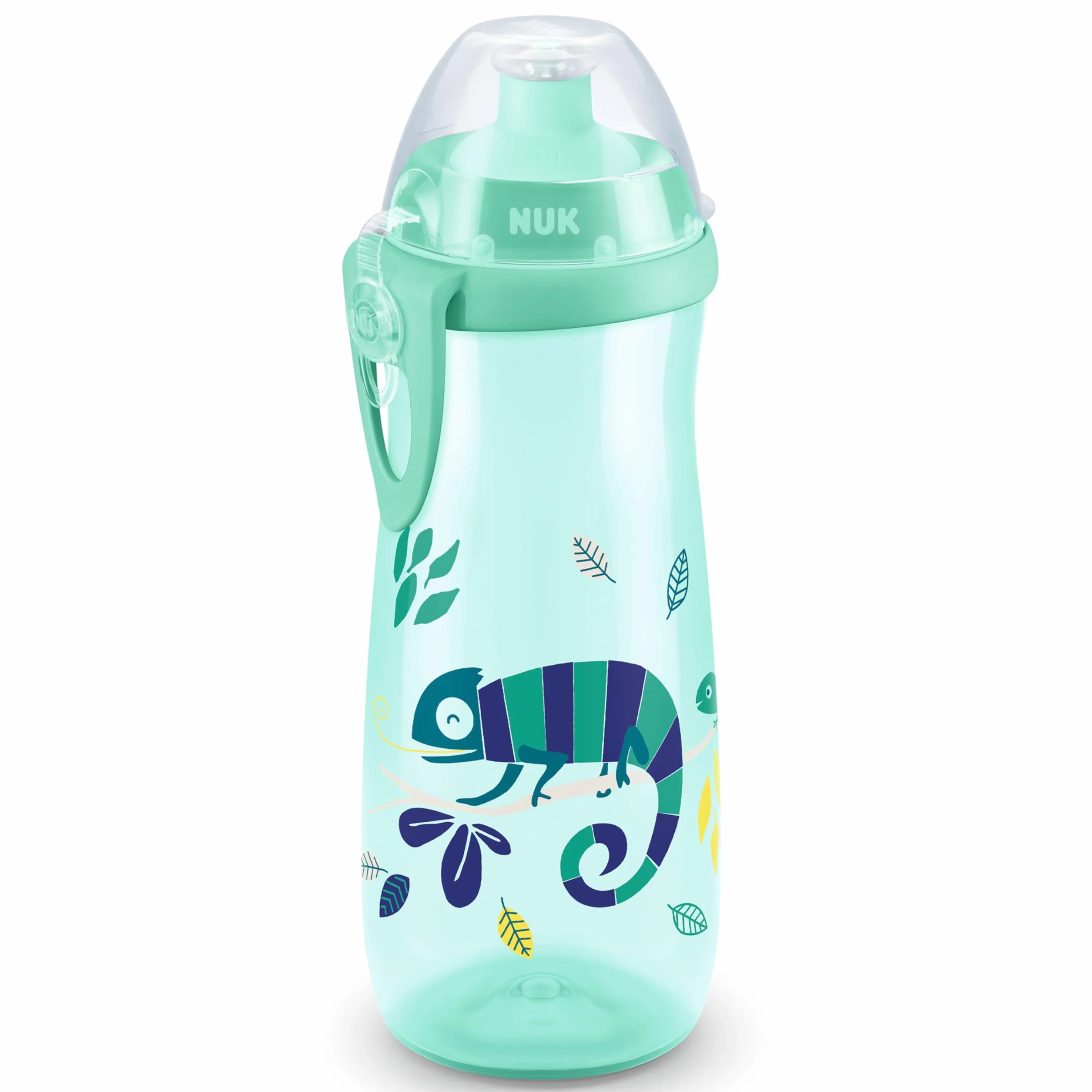 NUK Sports Cup borraccia per bambini 450 ml effetto camaleonte 24+ mesi beccuccio push-pull anti-goccia senza BPA