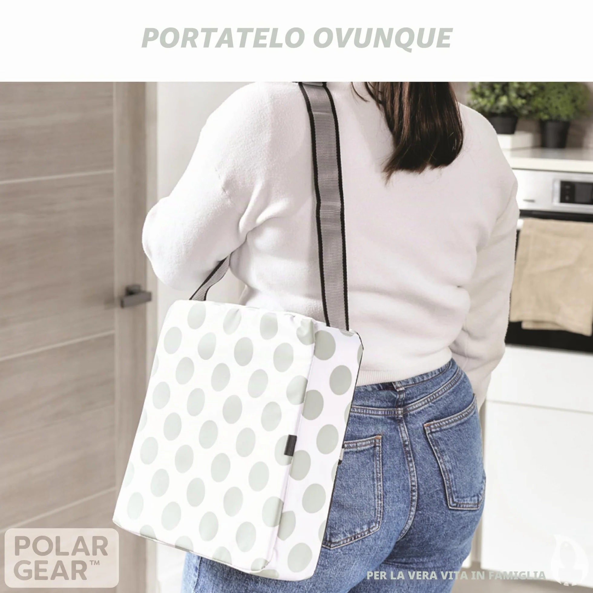 Polar Gear Cuscino Alza Sedia Bambini Antiscivolo, sintetico senza BPA, 4 piedini, lavabile