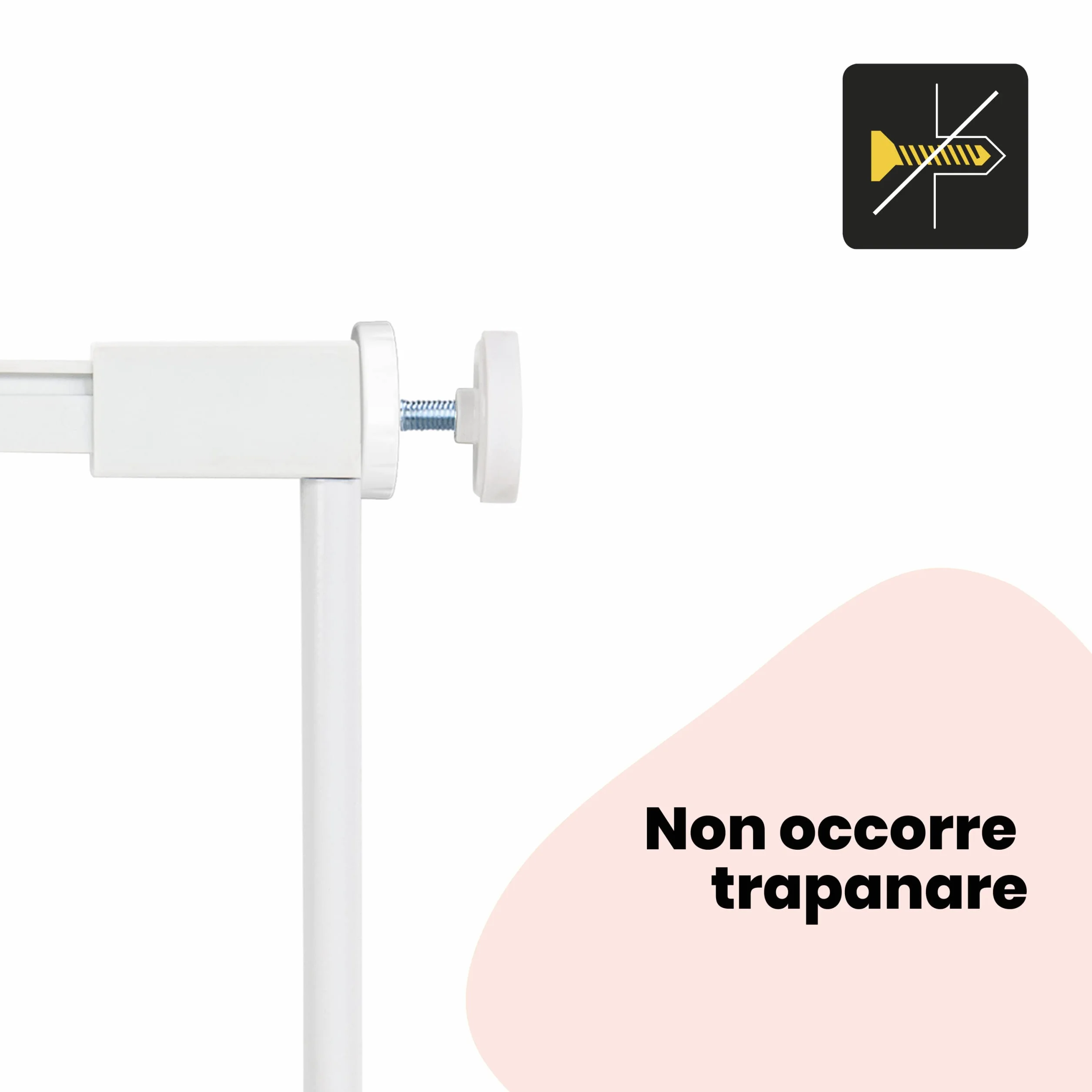 Safety 1st Estensione Cancelletto Sicurezza Bambini 14 cm Bianco