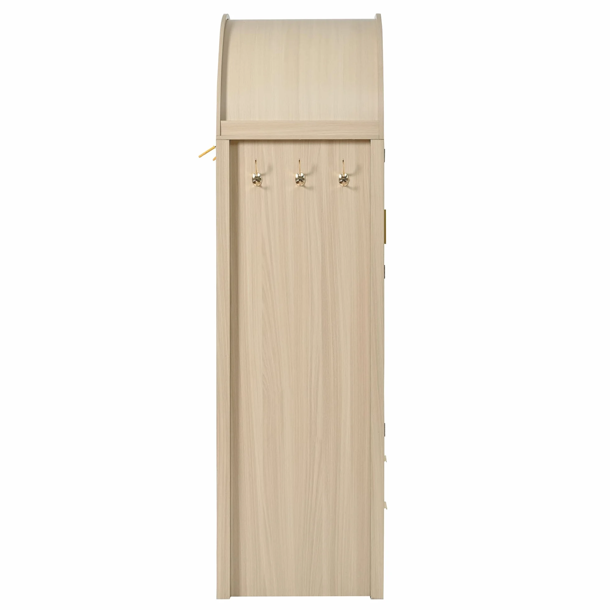 Armadio moderno 2 ante 80x50x179 cm con barra appendiabiti e cassetti