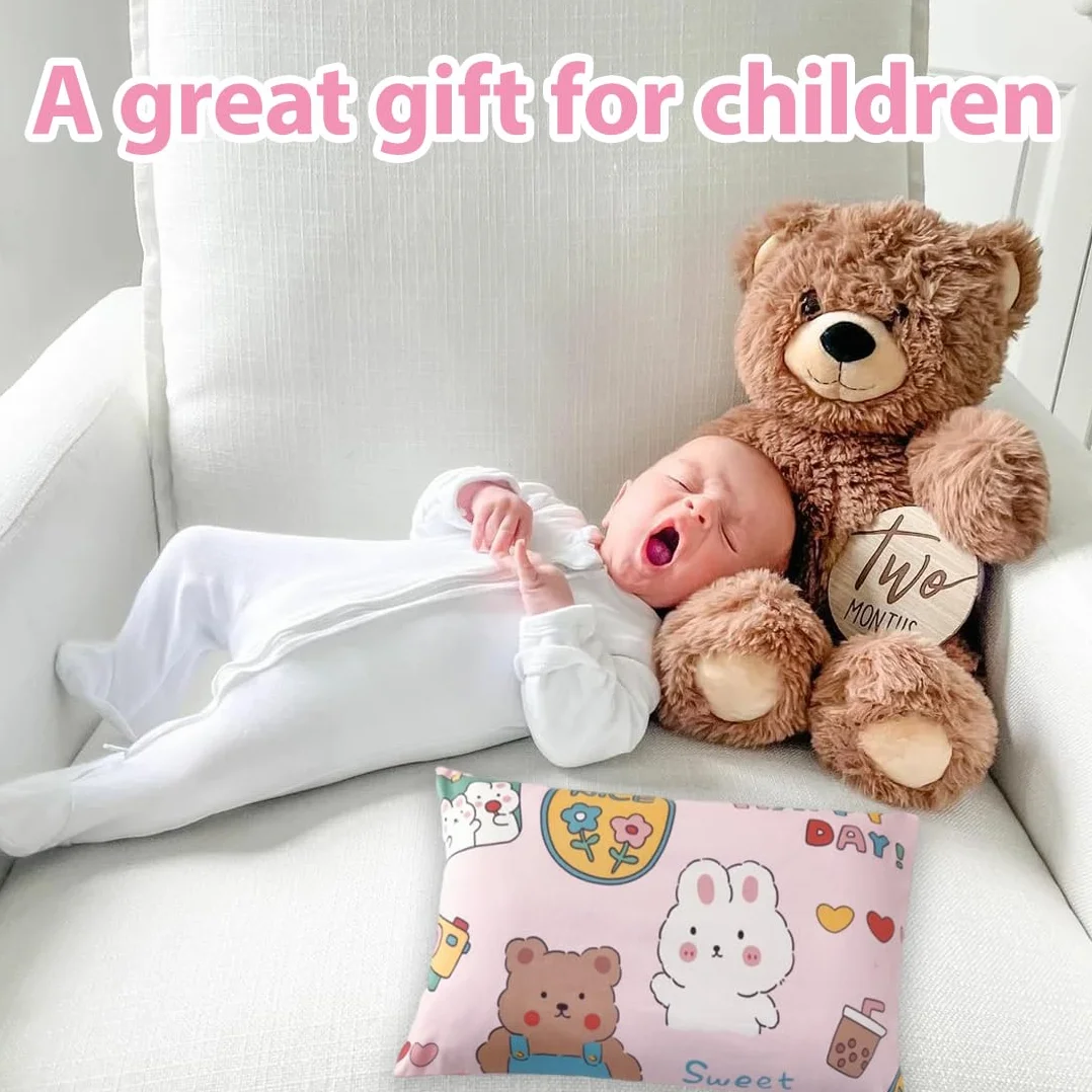 Federa cuscino per bambini 100% cotone 30x50cm 2 pezzi