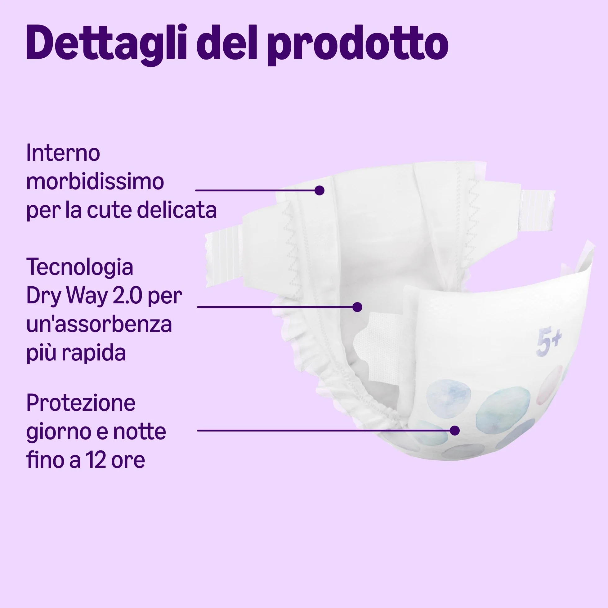 Amazon Ultra Dry Nappies Taglia 5+ (11-17kg) 72 Pezzi