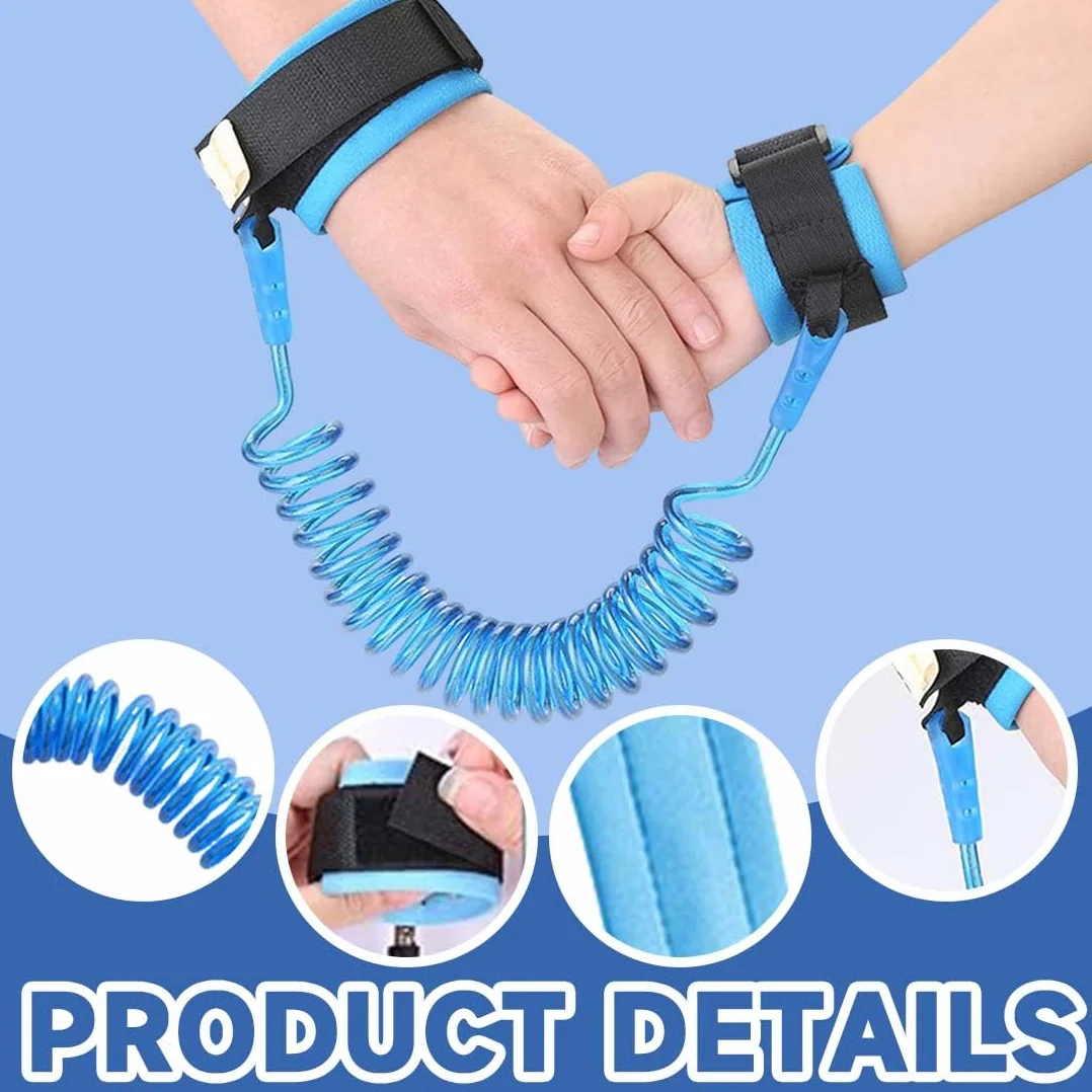 KYLOS Guinzaglio di Sicurezza per Bambini, 1.5M Anti-Perso Blu