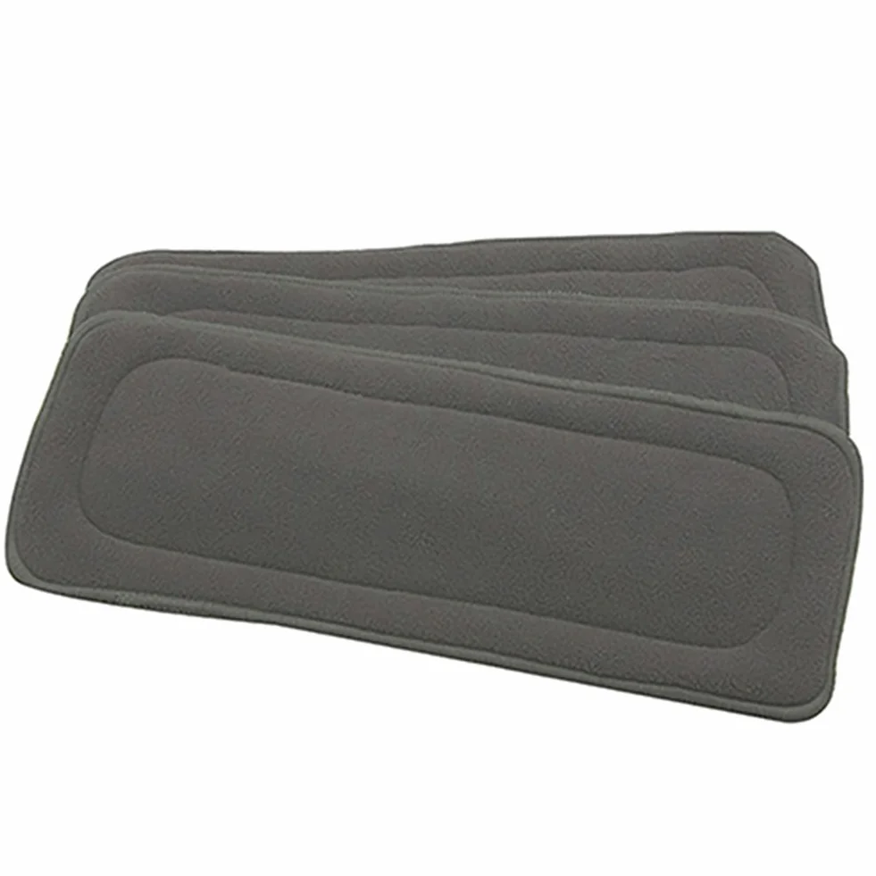 Bambù Fibra di Carbone 5 Strati Pannolino Riutilizzabile Inserti Liners