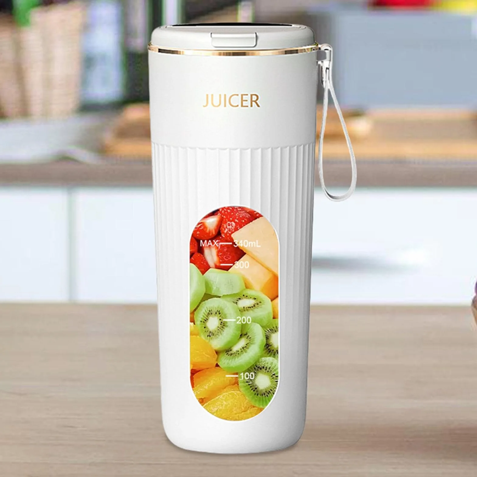 Frullatore Personale Ricaricabile 340ml Portatile Spremiagrumi
