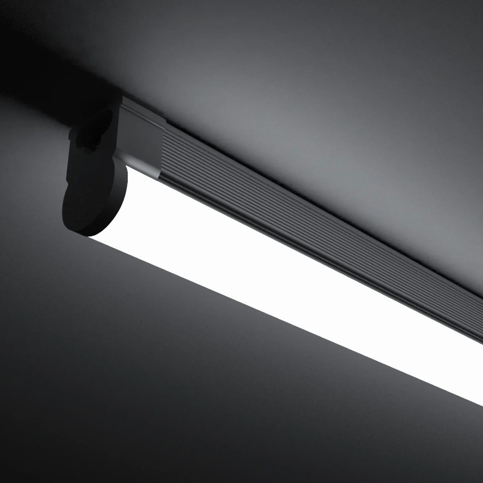 Eurocali Luce LED Sottopensile 120cm Raccordabile T5 24W 2640 lumen Luce Bianco Freddo 6500K - Pacco da 2 reglette