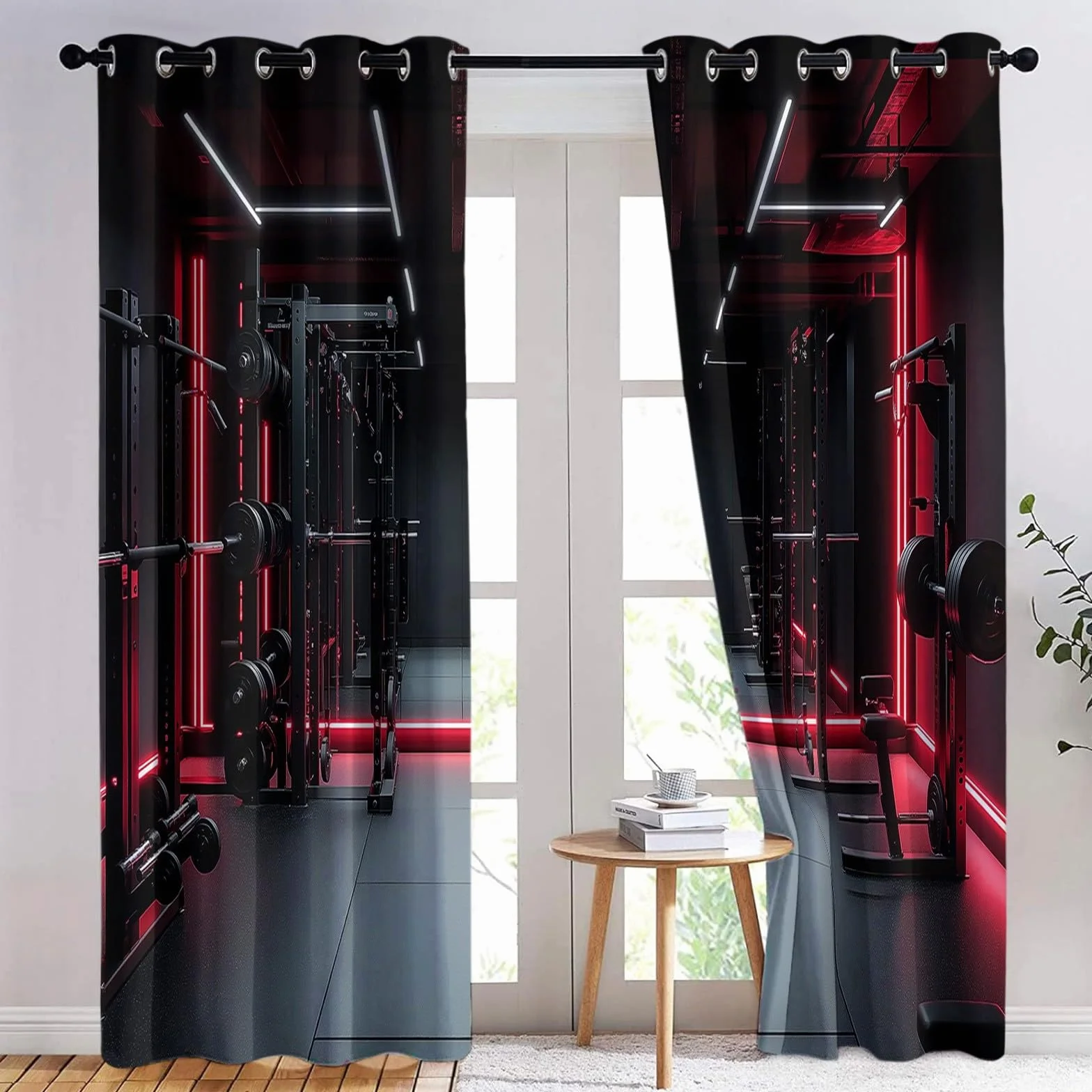 Tende Oscuranti Termiche Isolanti 91.5 x 214 cm Nero Camera da Letto