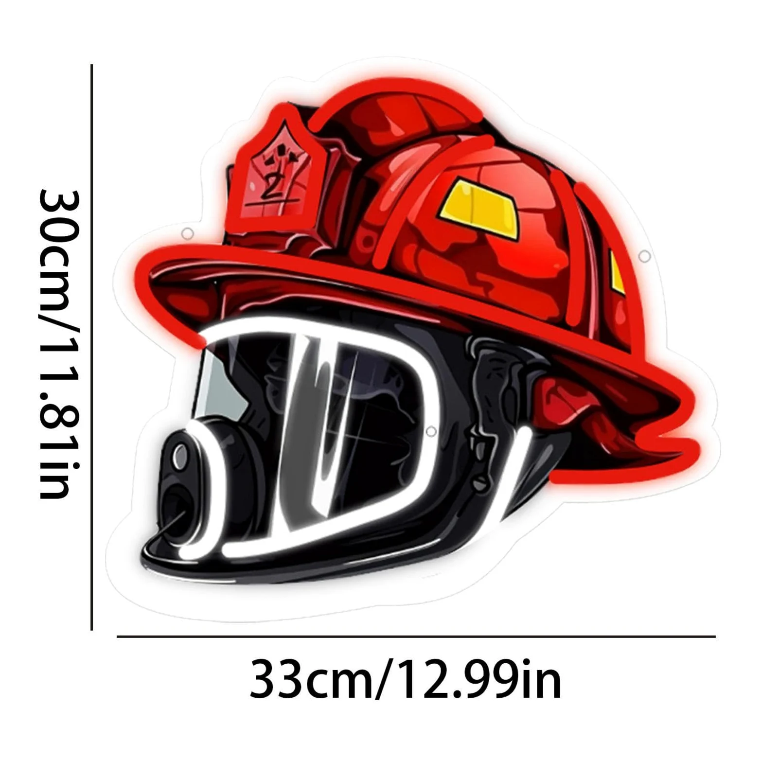 Insegna al neon a LED regolabile, alimentata tramite USB, rossa e luminosa | Lampada decorativa da parete per bar, salotto, ristorante, camera da letto, ufficio, negozio, officina, stazione