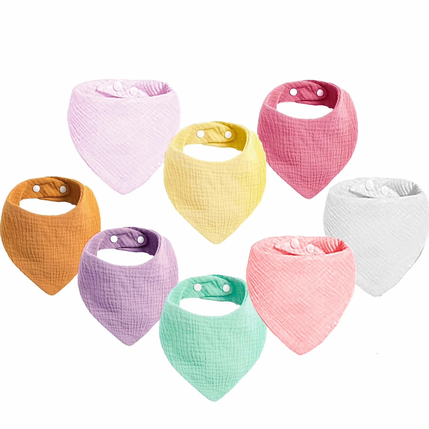SLOSH Bavaglino Neonato Cotone Lavabile Assorbenti Morbidi Panno Drool per Burp