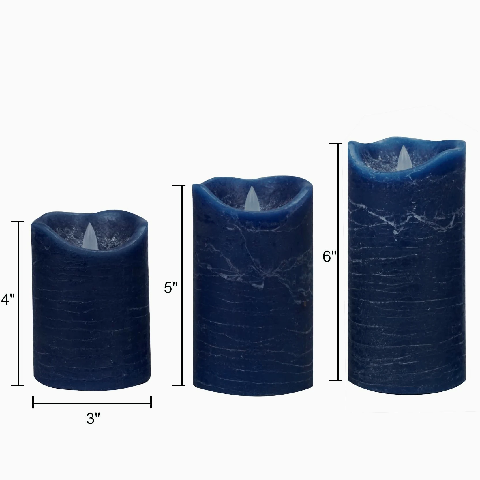 CANDLE CHOICE Candele in vera cera senza fiamma, funzionamento a batteria, con timer automatico del ciclo giornaliero, realistiche, tremolanti, elettriche, a LED, per matrimoni, feste, vacanze, set di