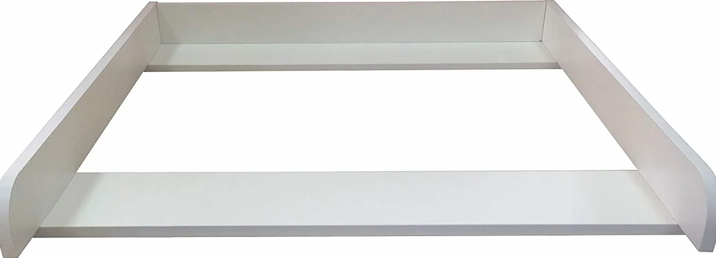 Fasciatoio in legno laminato bianco per cassettiera IKEA Malm 79x9,6x76,3cm