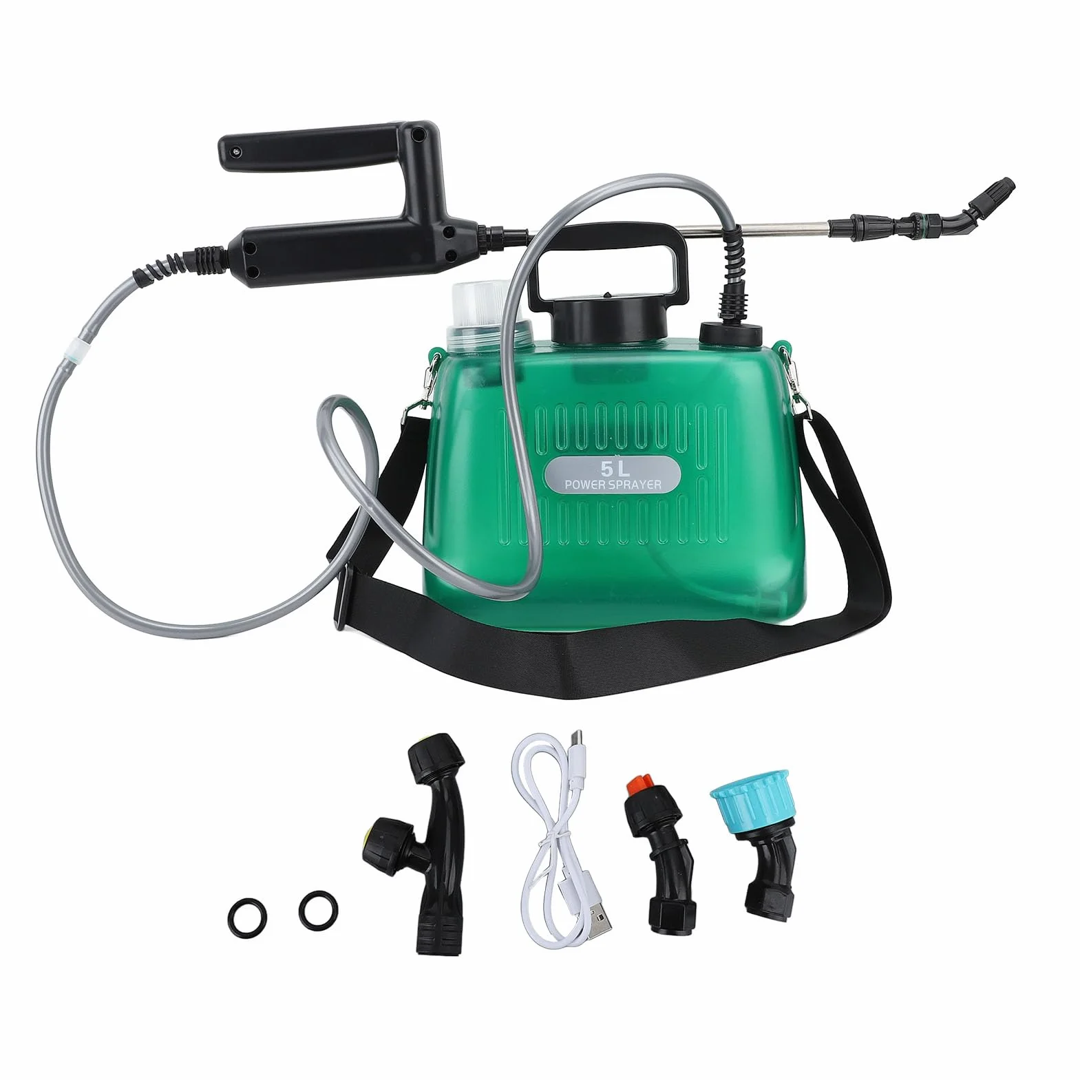 Spruzzatore Elettrico Portatile 5L 2000 mAh Automatico a Lungo Raggio