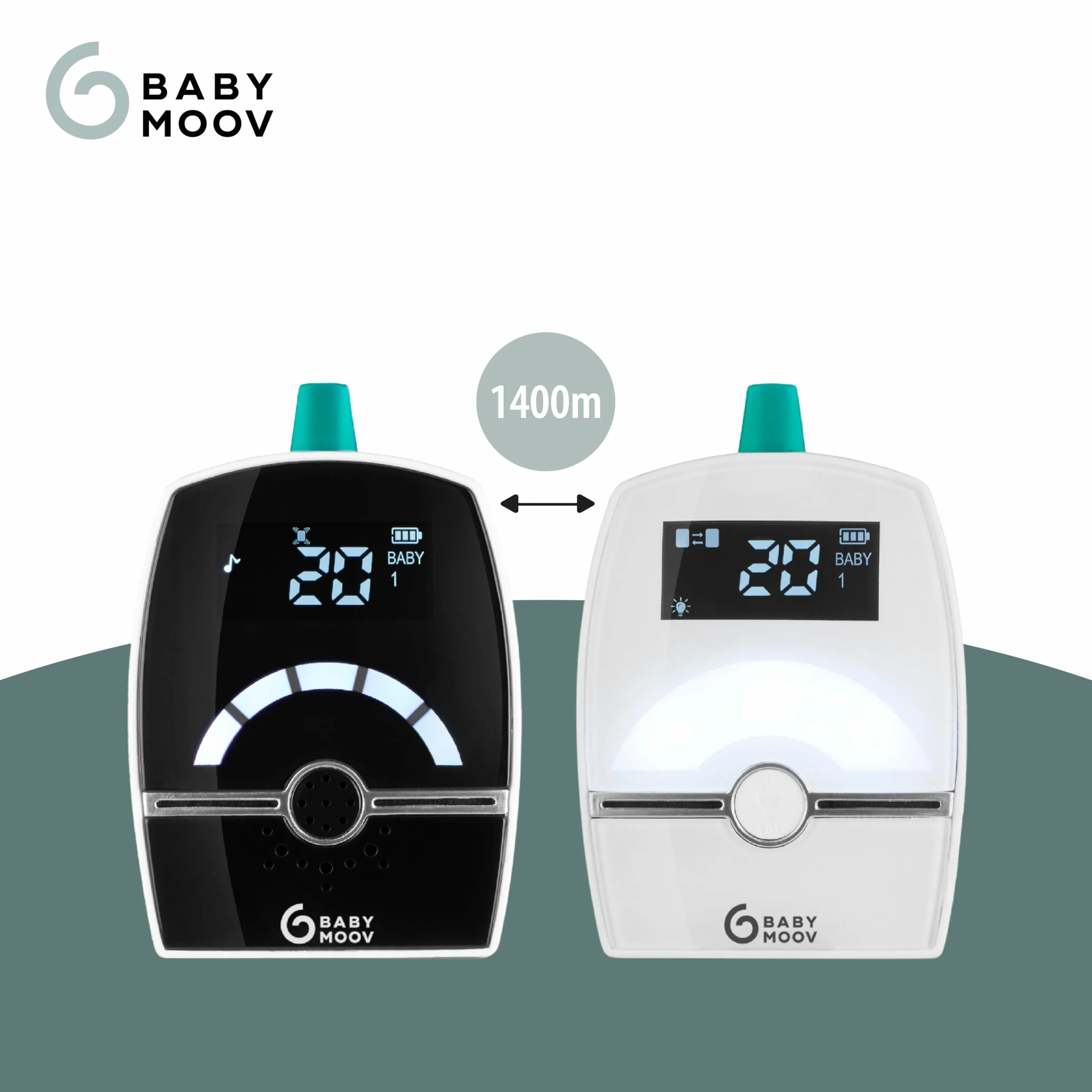 Babymoov Premium Care Babyphone Audio 1400 M