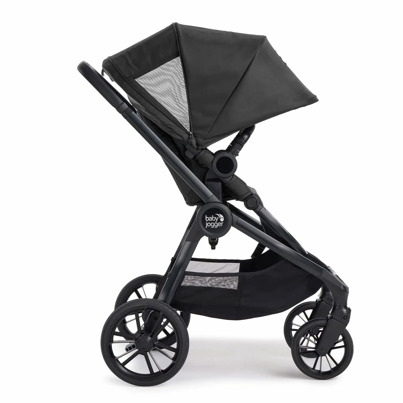 BABY JOGGER City Sights carrozzina passeggino due in uno seduta reversibile compatto leggero 22 kg Rich Black