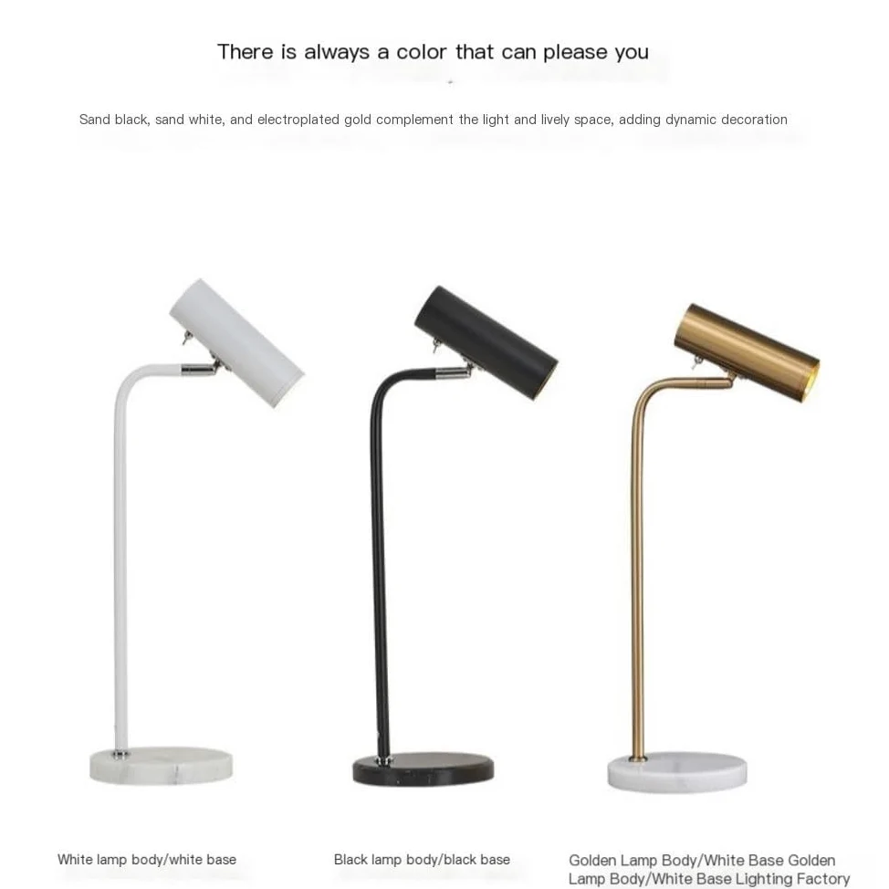 Lampada minimalista nordica, lampada da lettura moderna | Lampada da lettura minimalista nordica, in metallo, regolabile, in stile design(Black)