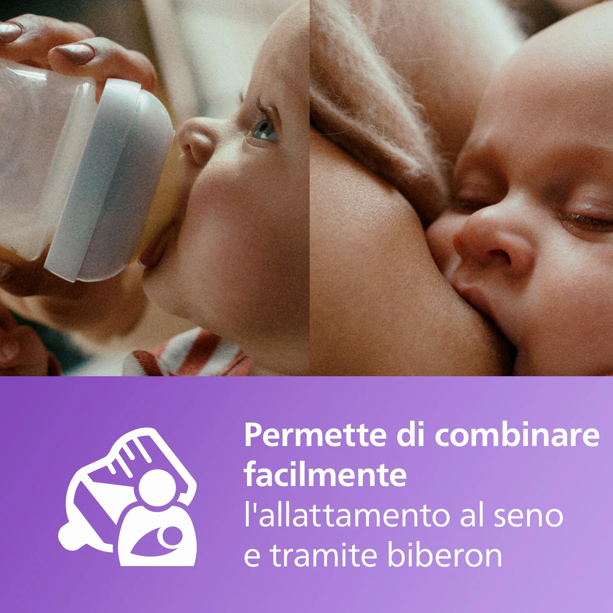 Philips Avent Natural Response Baby Gift Set, Biberon 125 ml z T2 (0m+), Ciuccio Ultra Air, Model SCD837/10