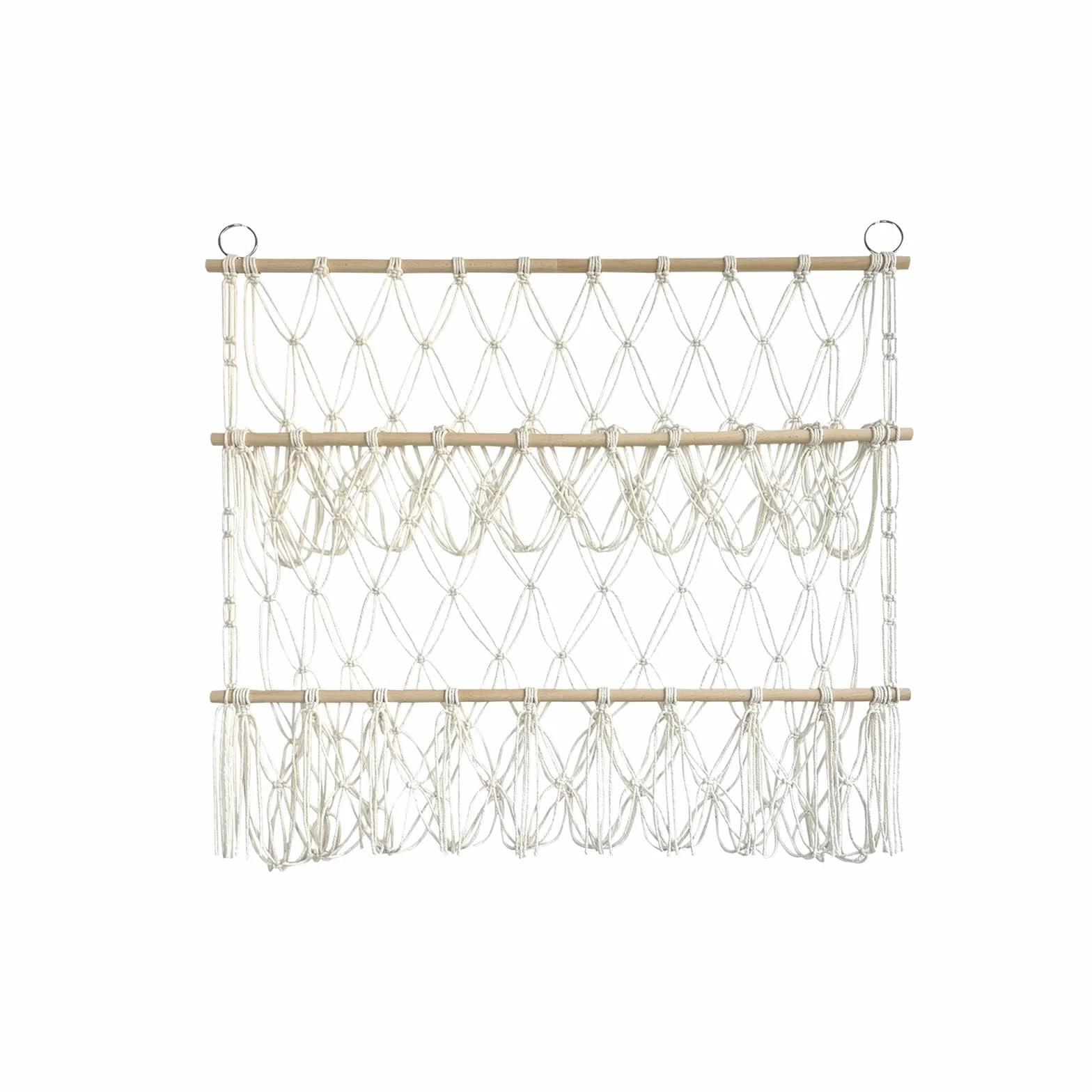 Amaca Porta Peluche Regolabile in Legno 70x80 cm per Giocattoli Organizzatore