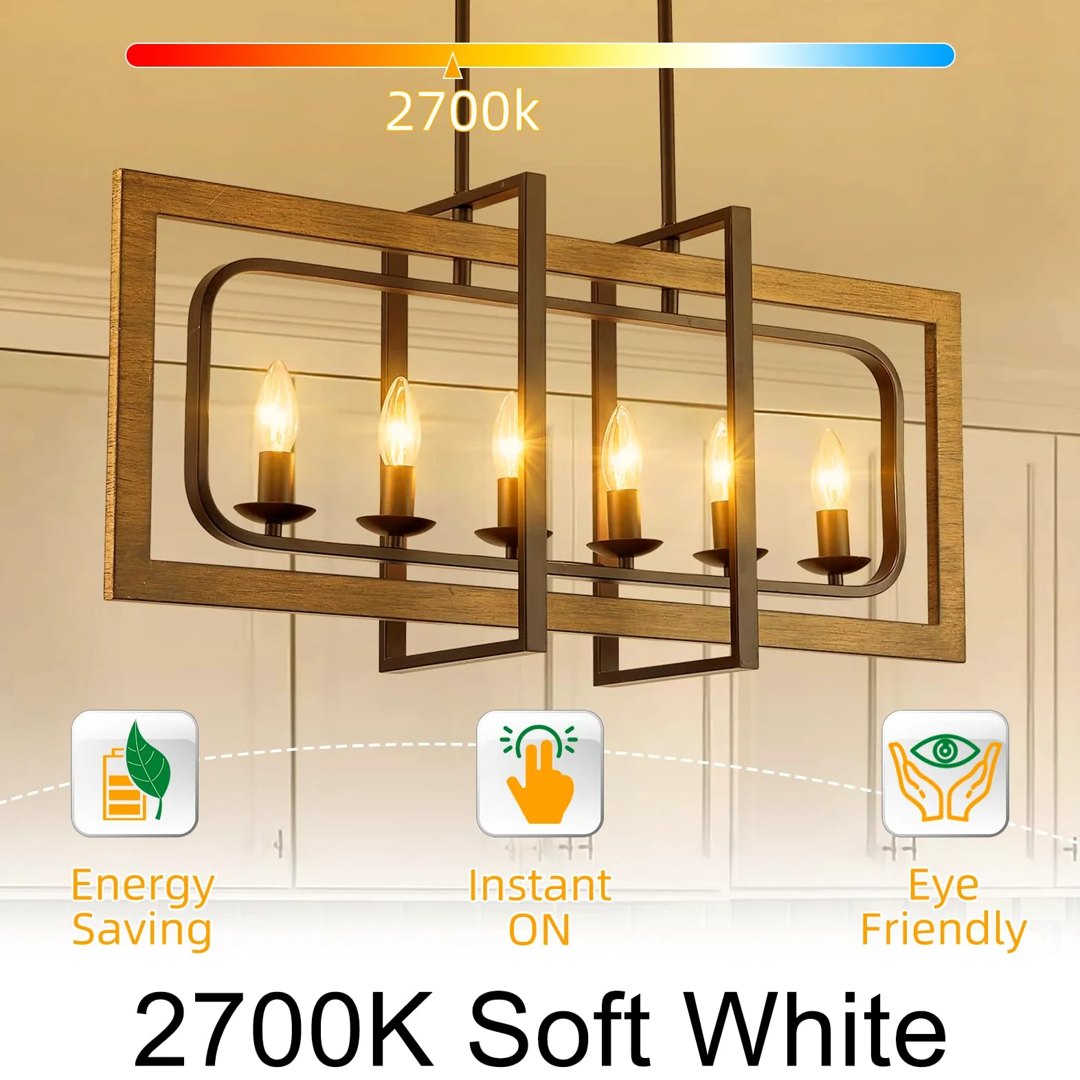 GvvooHome Lampadine a candelabro da 40 Watt, lampadina LED E12 dimmerabile, lampadine a candela B10, 2700 K, bianco morbido, 90+CRI, 400 lm, vetro Cear, confezione da 24