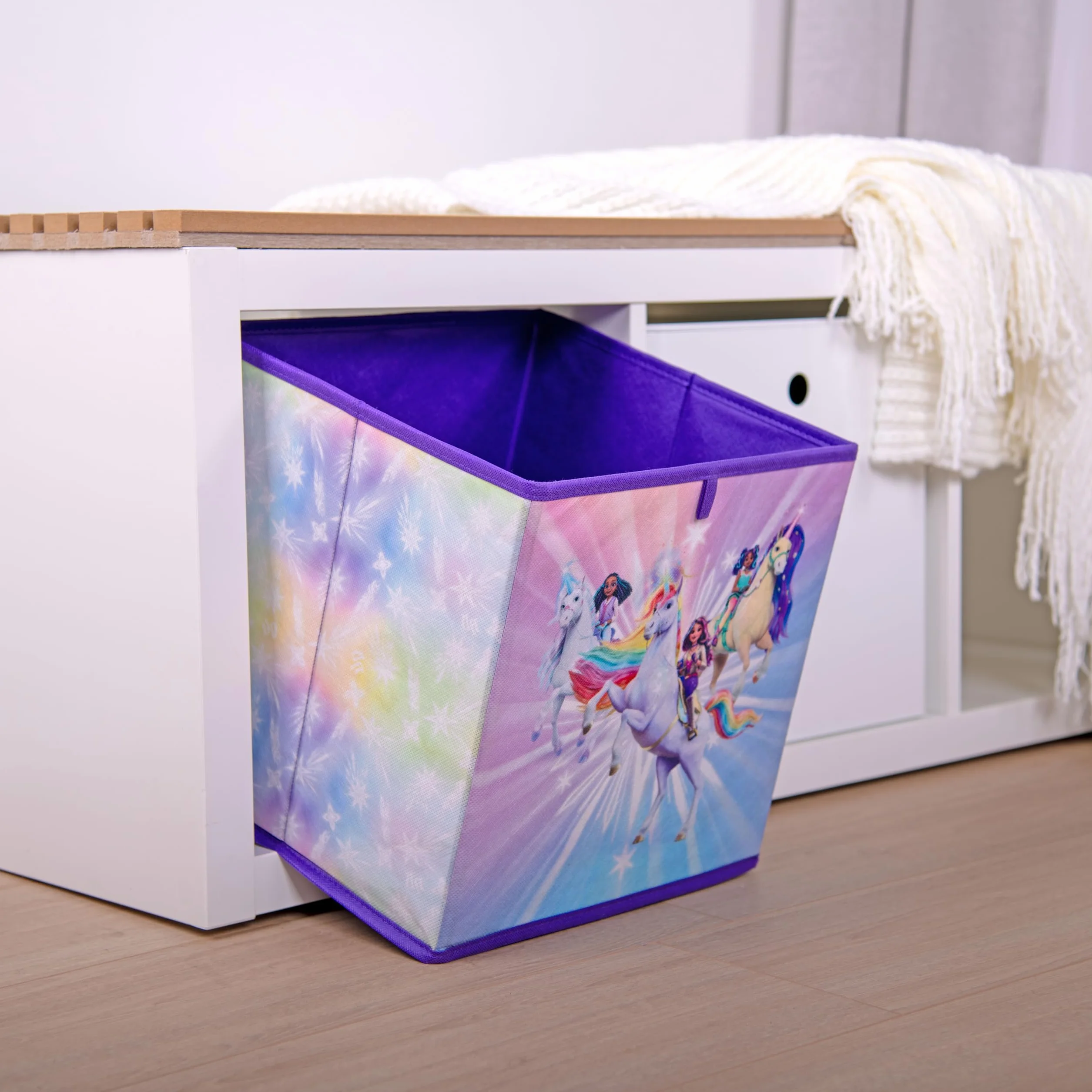 Herding Contenitore Portaoggetti Unicorn Academy 30 x 30 x 30 cm Polipropilene