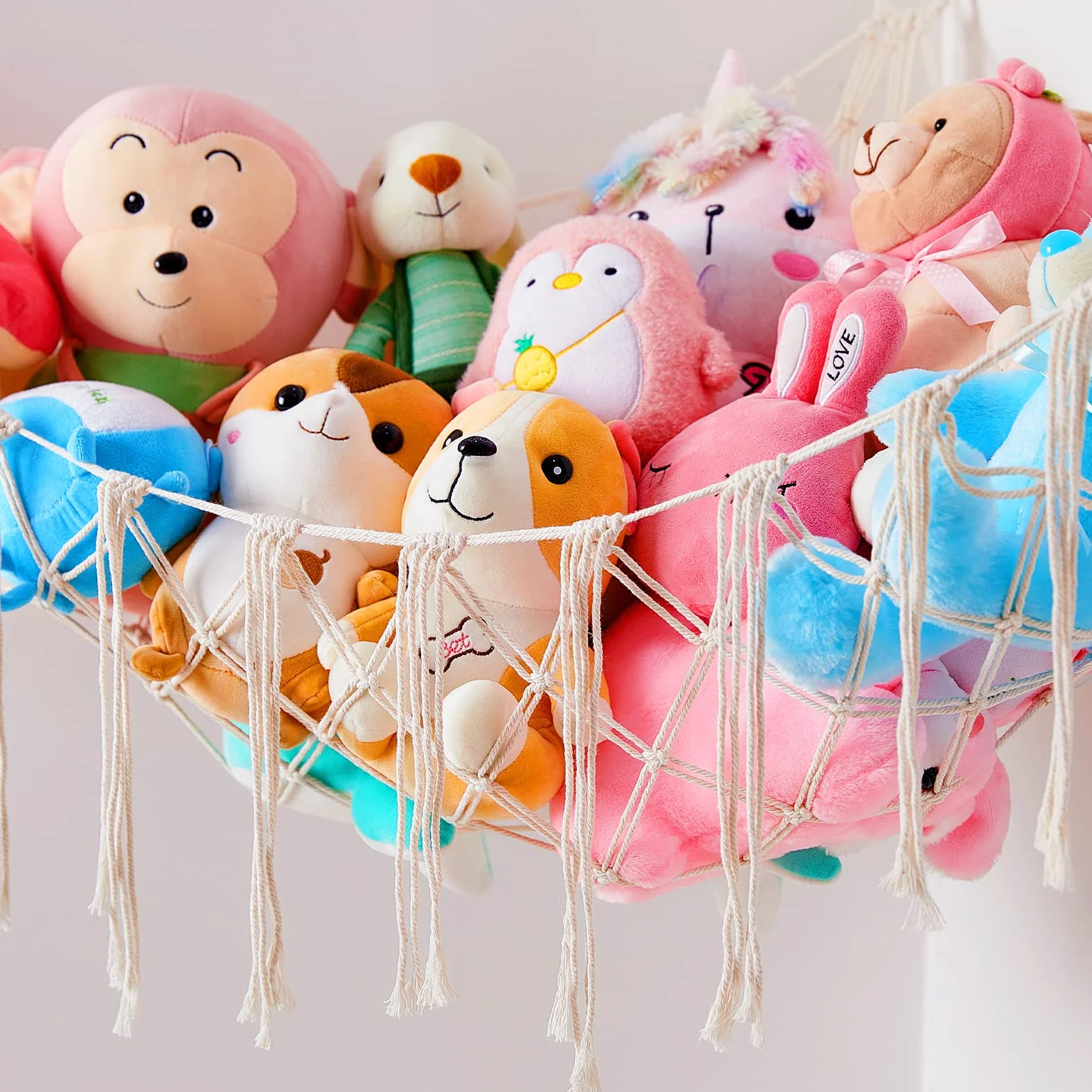 Giocattolo Amaca di Peluche Portaoggetti per Bambini