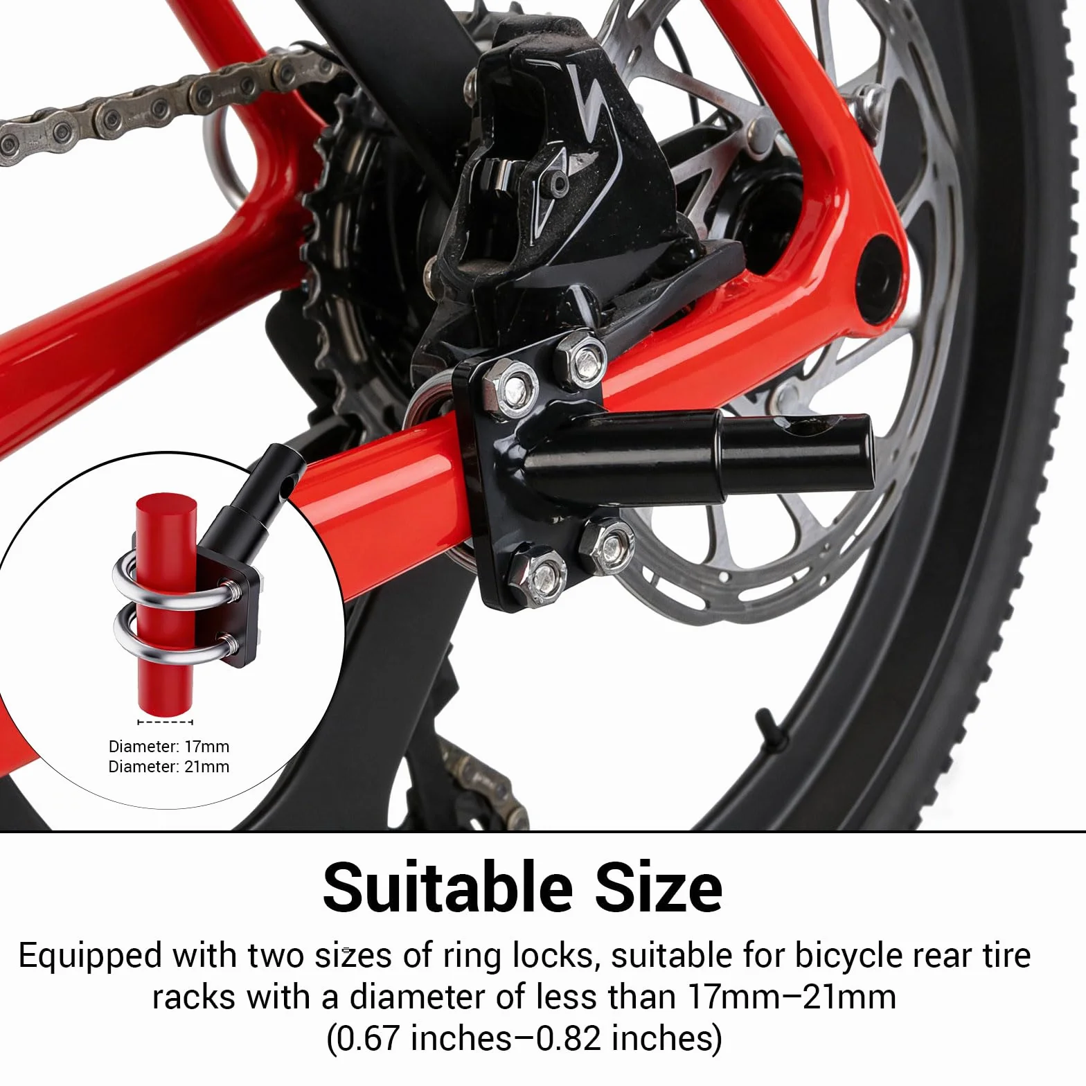 Gancio di traino per bicicletta con perno di sicurezza