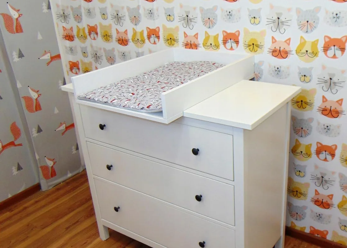 Materassino Fasciatoio per Malm IKEA 48 cm Bianco 72x54 cm