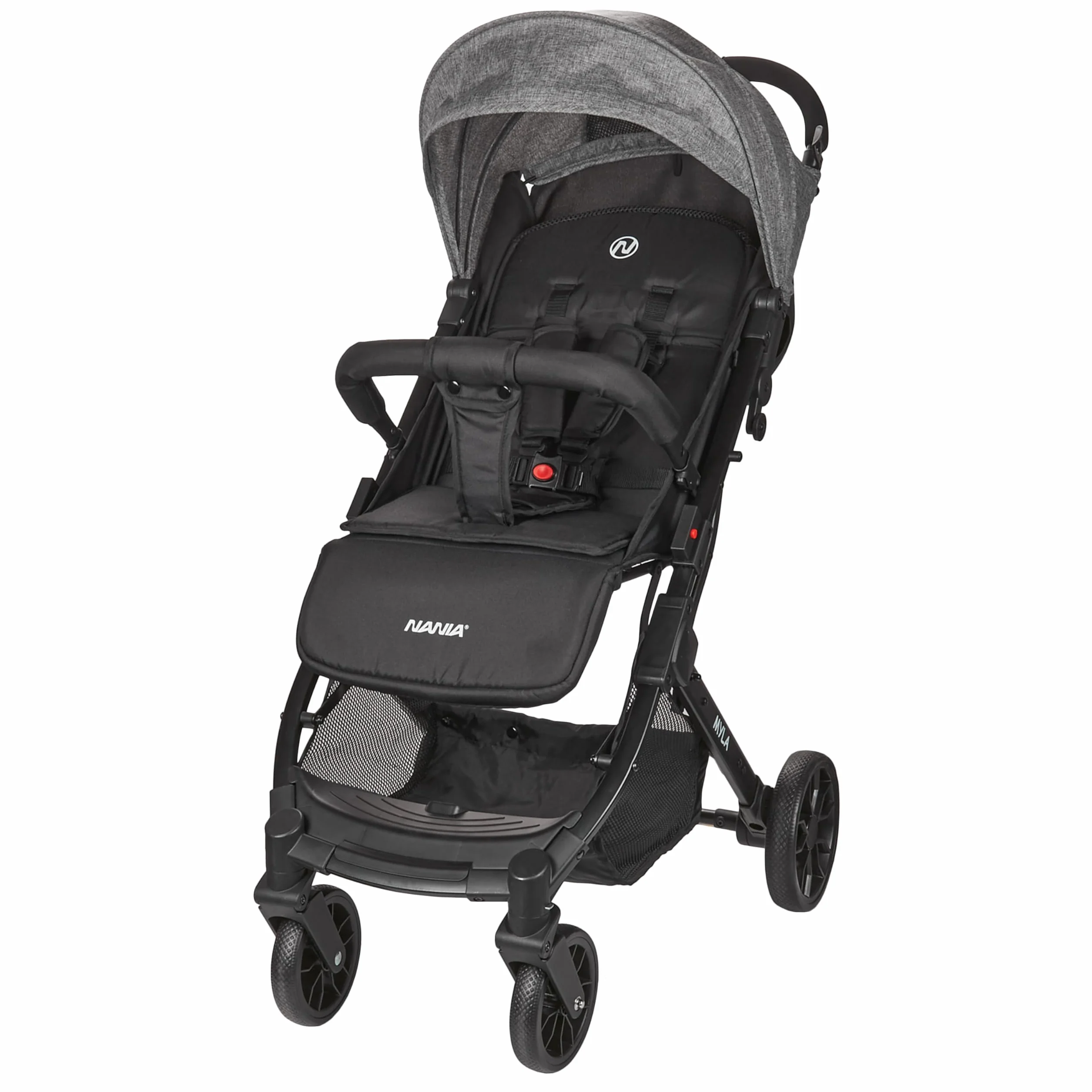 Nania Myla passeggino compatto 0-4 anni 22 kg leggero 7,5 kg reclinabile una mano trolley