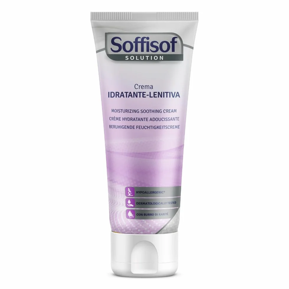 Soffisof Crema Idratante Lenitiva 200ml Pasta Barriera Urea Lenisce Bruciori Rossori