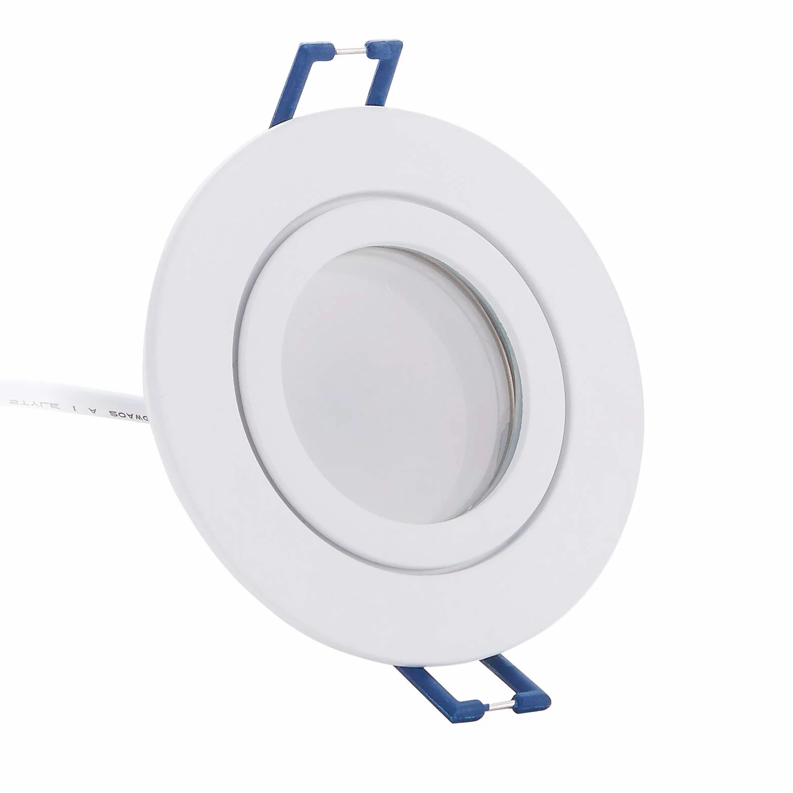 HCFEI | Faretto da incasso a LED Bianco 5W | 35mm di profondità d'incasso | Ø60mm di diametro del foro | Faretto regolabile per soggiorno, bagno | 230V | IP44 | Bianco neutro 4000K | SET 3