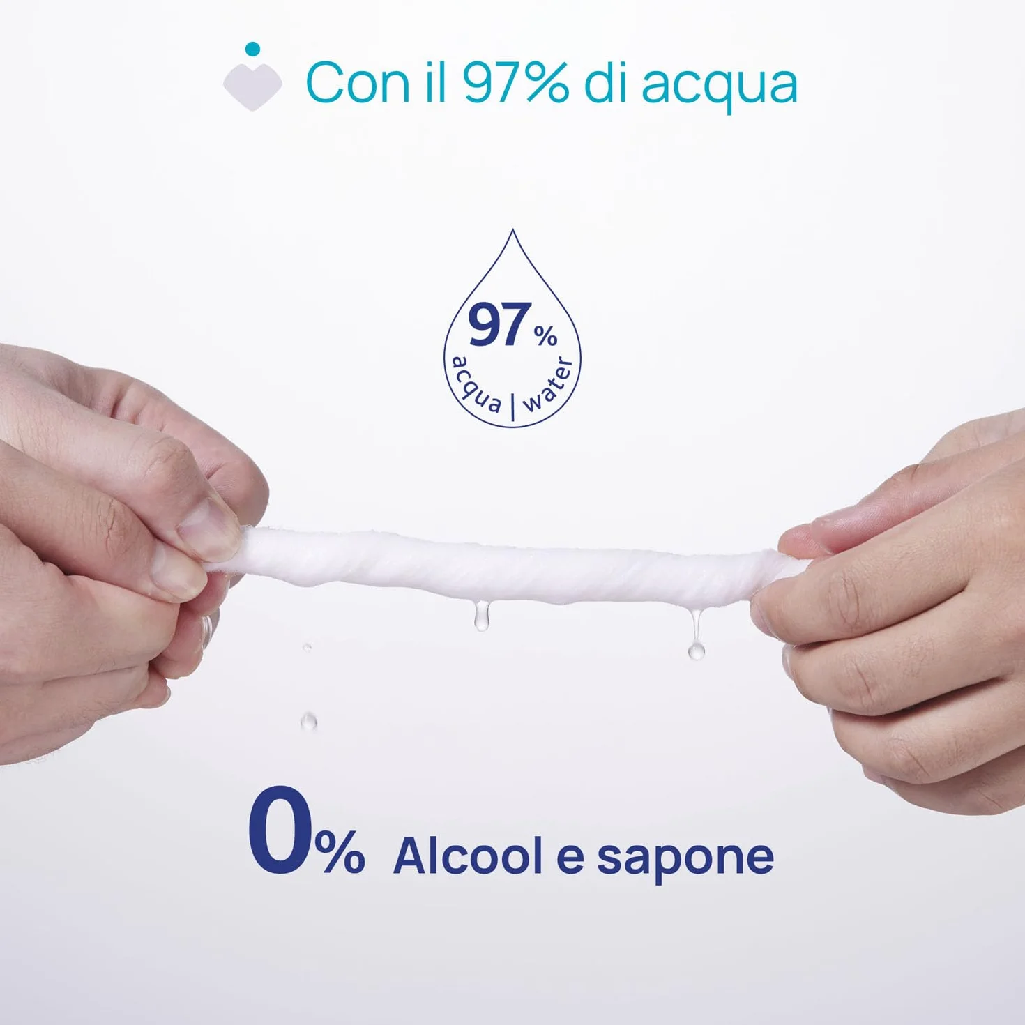 Chicco Salviette multiuso per neonati senza alcool, profumate per pelli sensibili, 864 salviette, 12 confezioni da 72