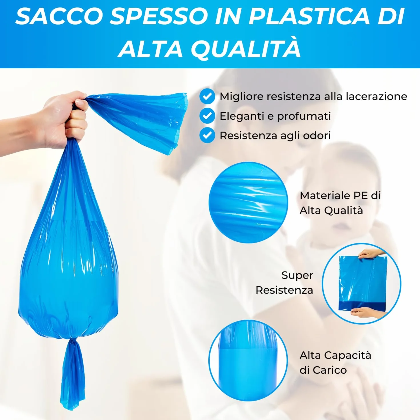 Tommee Tippee Twist & Click Ricariche Sacchetti Profumati 4,5 Metri Anti-Odore