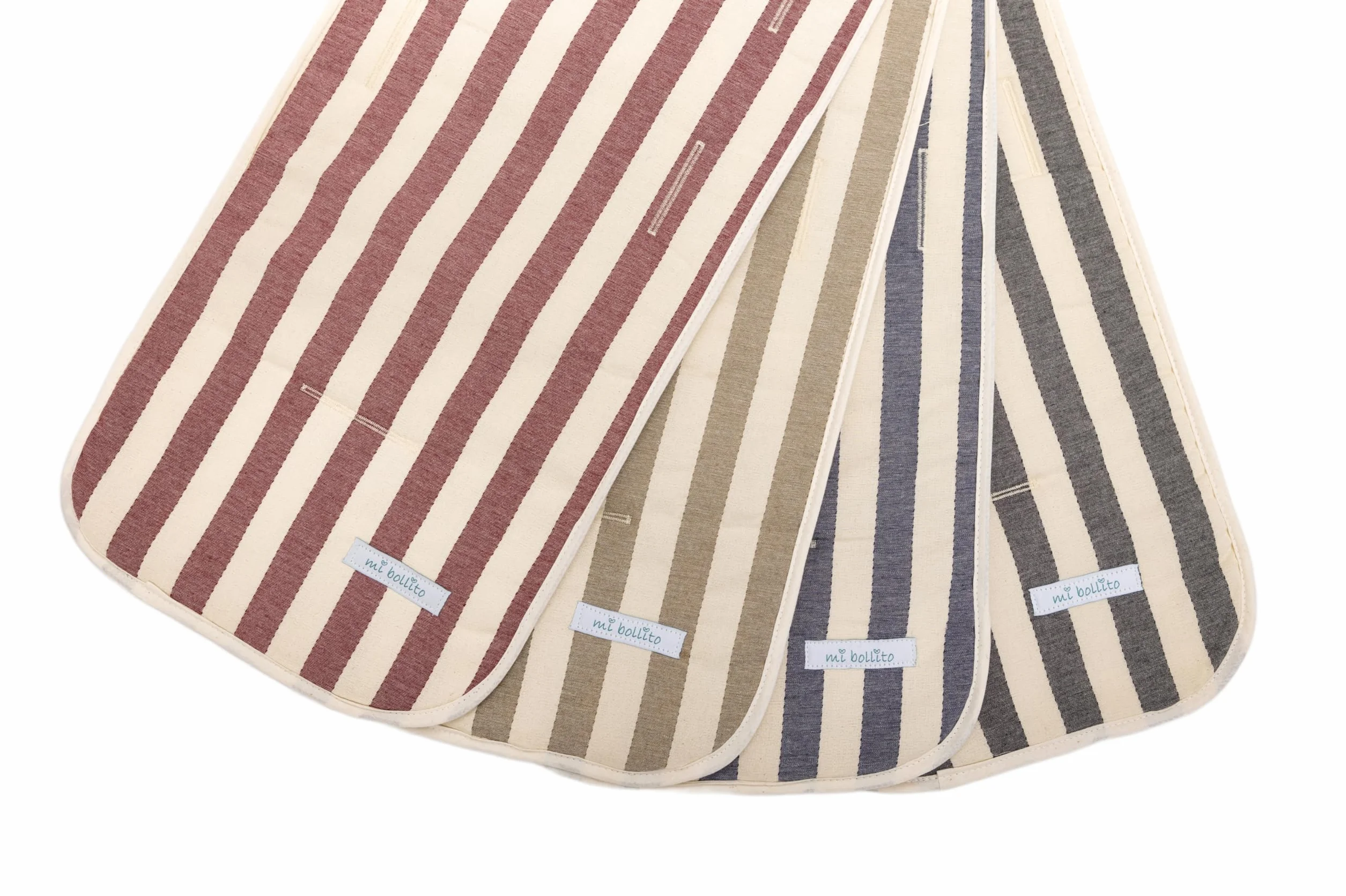 Materassino universale 100% cotone traspirante per passeggini Made in Spagna Blu