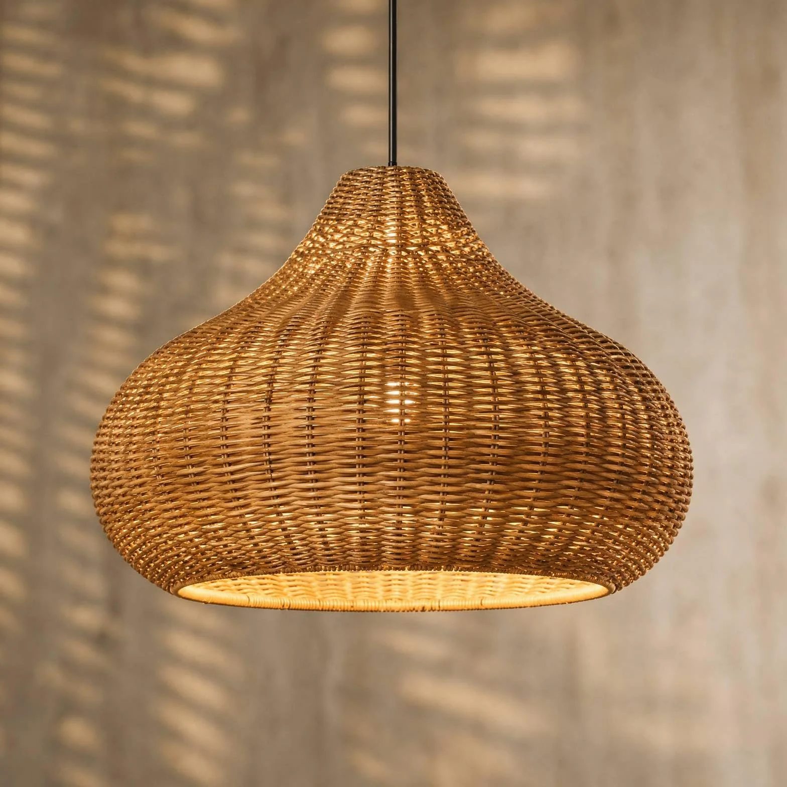 Lucande lampada da esterni dimmerabile (Country) colore Ocra, in Legno Sospensione