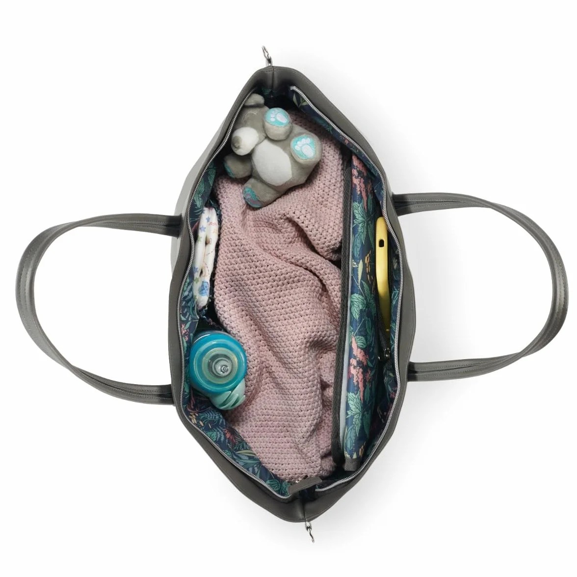 Kinderkraft TREASUREBAG kinderwagenzak donkergrijs