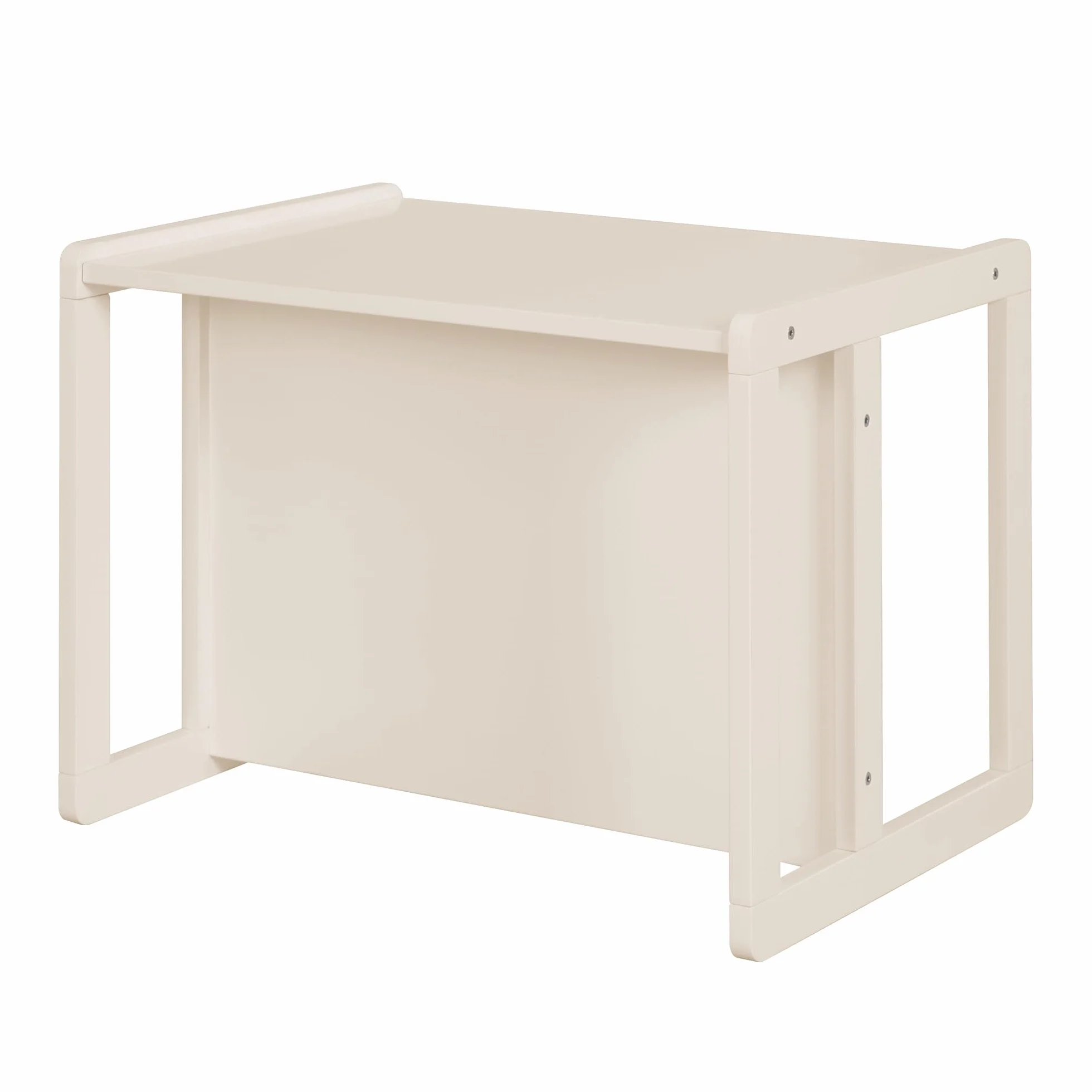 roba Set Sgabello e Tavolo Reversibili 3 in 1 - Regolazione in 3 Altezze di Seduta - Mobili per Bambini - Legno Beige/Cashmere