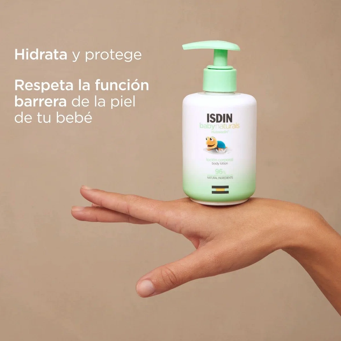 ISDIN Baby Naturals lozione corpo idratante neonati 96% ingredienti naturali 200 ml