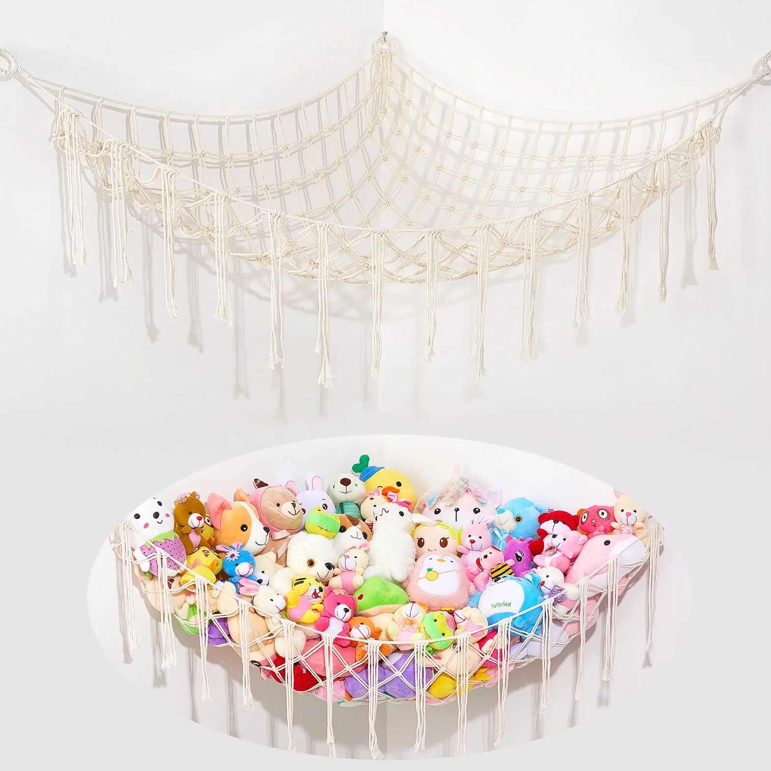 Giocattolo Amaca di Peluche Portaoggetti per Bambini