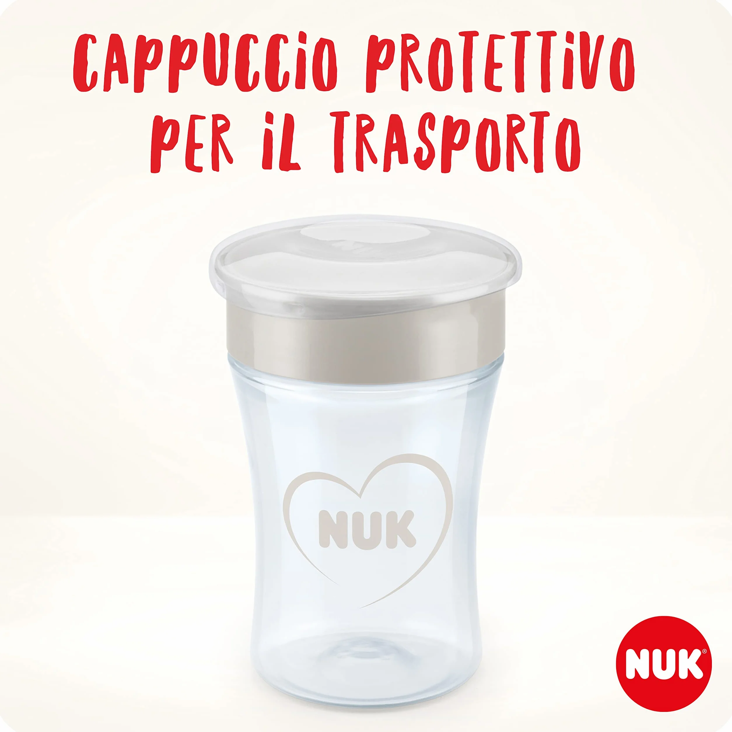 NUK Magic Cup bicchiere antigoccia 360° 230 ml Blu 2 pezzi 8+ mesi Senza BPA