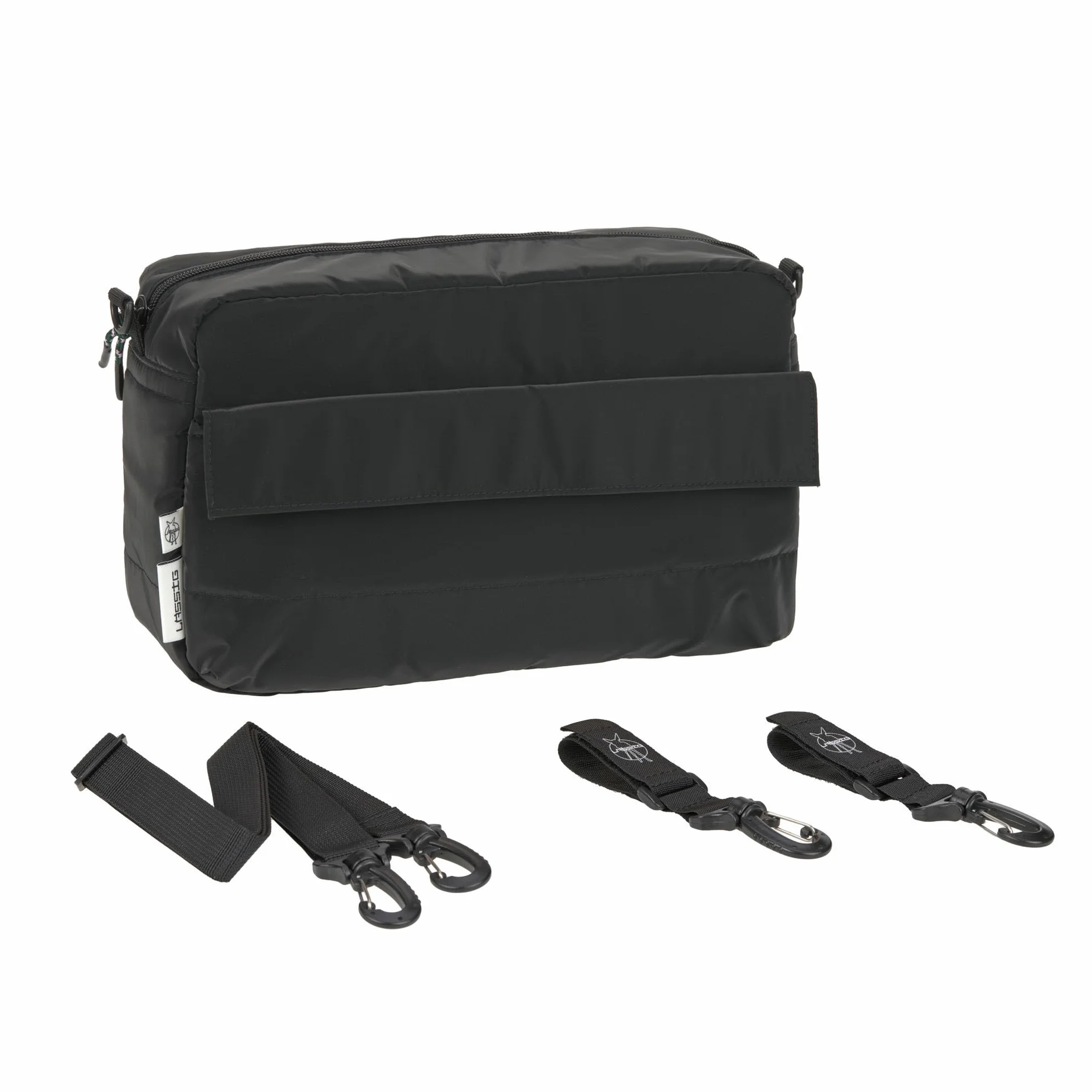 LÄSSIG Organizzatore per carrozzina borsa a tracolla Casual Buggy Organizer Bag black